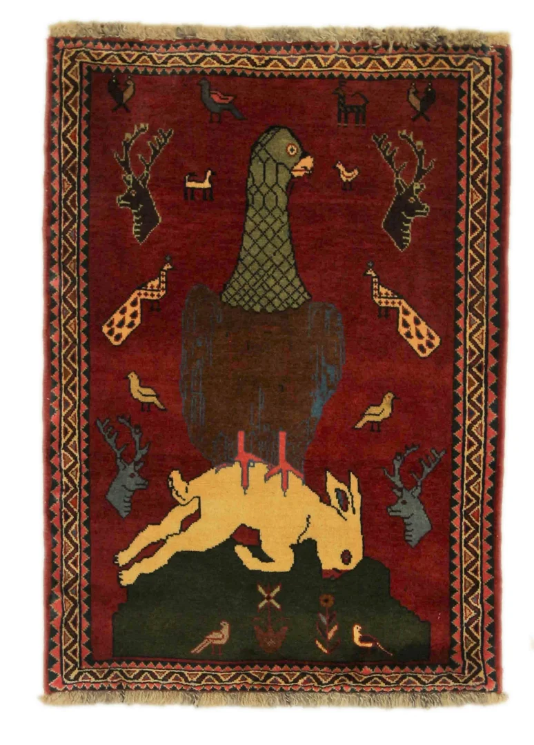 Gabbeh 112 x 80 cm - Shuli Teppich, handgeknüpft für Teppiche, Orientteppich