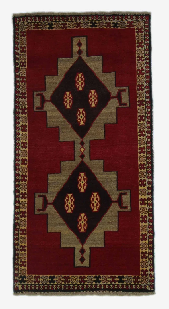 Gabbeh Shuli 170 x 86 cm, 90.000 Knoten, handgeknüpft für Teppiche