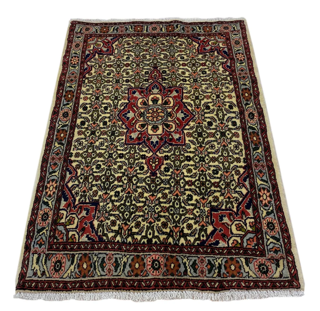 Bidjar Orientteppich 122x80 cm, 200.000 Knoten, strapazierfähig, handgeknüpft