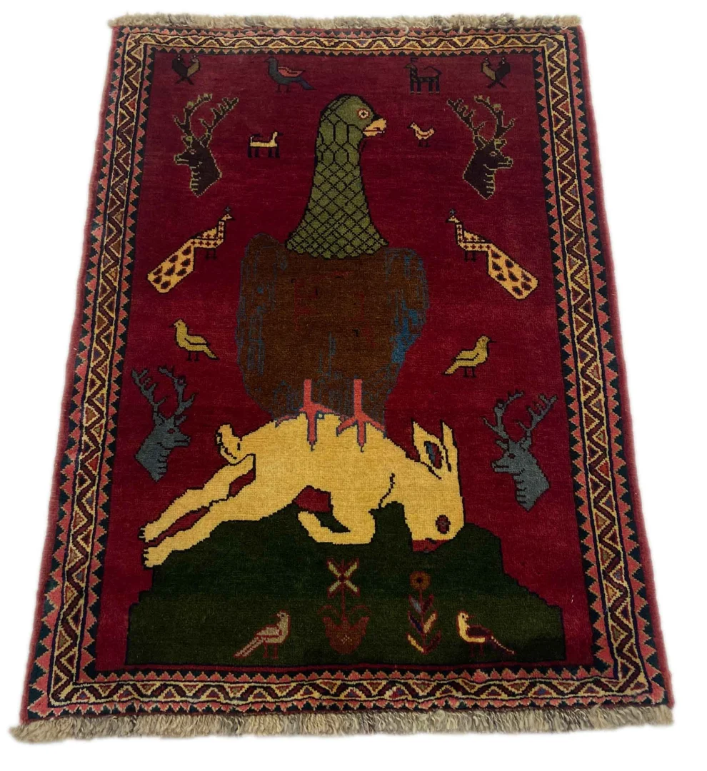Gabbeh 112 x 80 cm - Shuli Teppich, handgeknüpft für Teppiche, Orientteppich