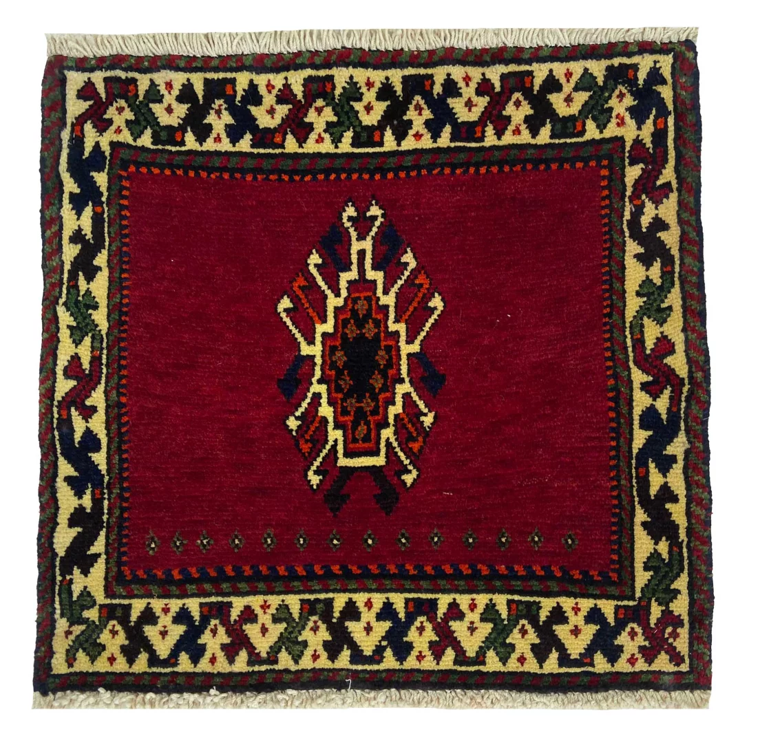 Ghashghai Teppich 57x57 cm, 250.000 Knoten, handgeknüpft für Teppiche