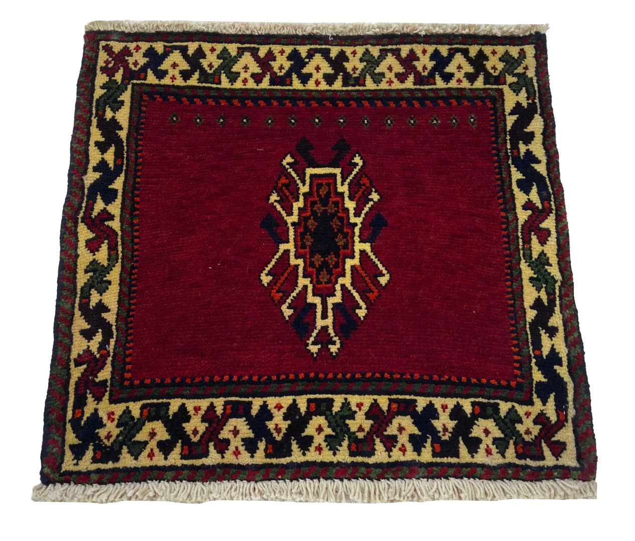 Ghashghai Teppich 57x57 cm, 250.000 Knoten, handgeknüpft für Teppiche