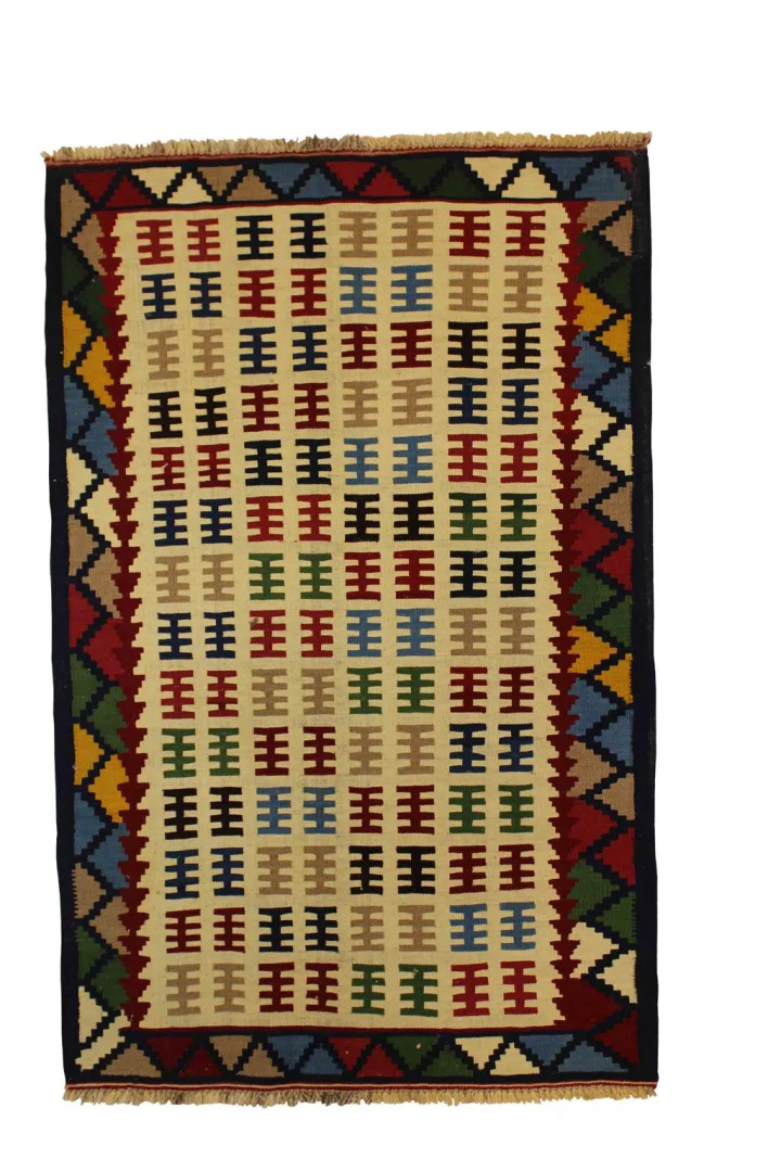 Handgewebter Kelim 155 x 97 cm aus Fars – Orientalischer Teppich