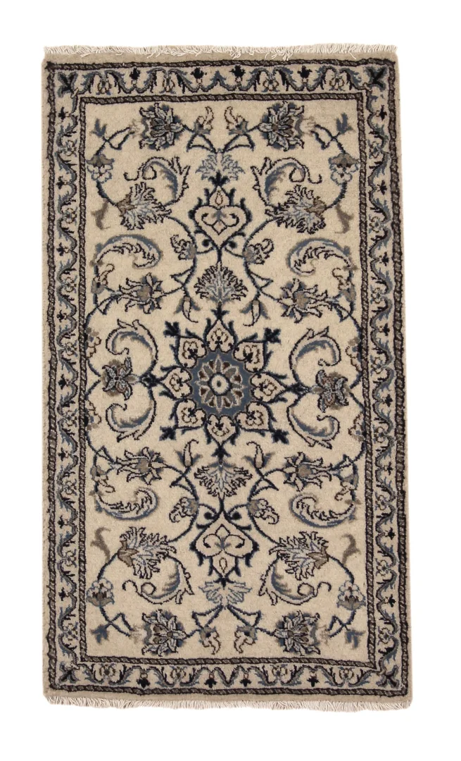 Nain Teppich 141 x 71 cm handgeknüpft für Teppiche Orientteppich