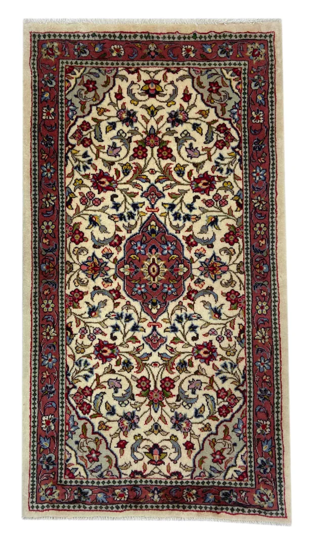 Sarough Farahan Orientteppich 124x70 cm, 200.000 Knoten/m², handgeknüpft