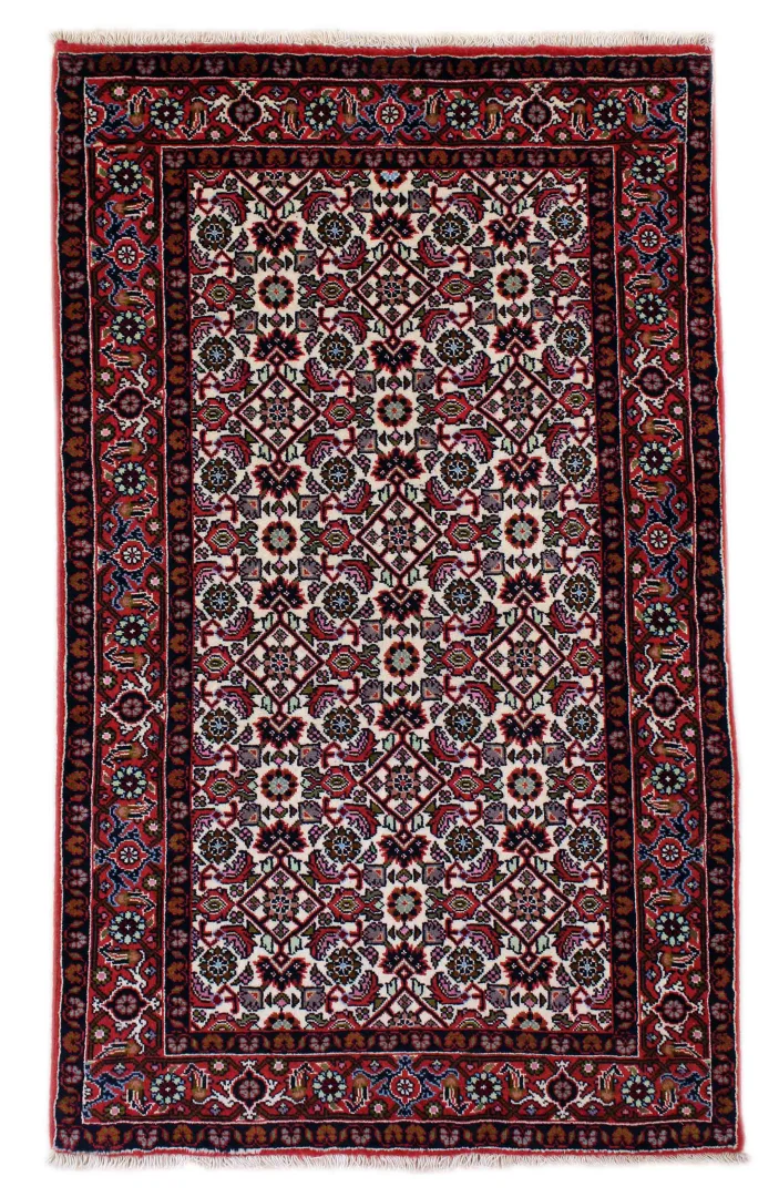 Zandschan Orientteppich 138 x 86 cm, 380.000 Knoten, handgeknüpft