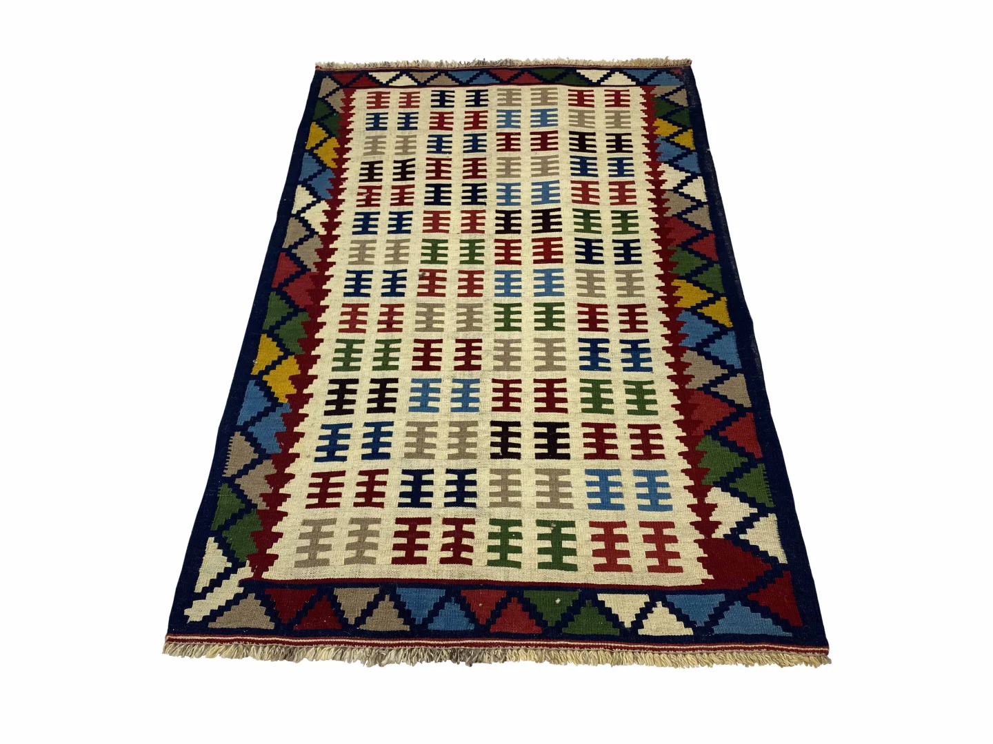 Handgewebter Kelim 155 x 97 cm aus Fars – Orientalischer Teppich