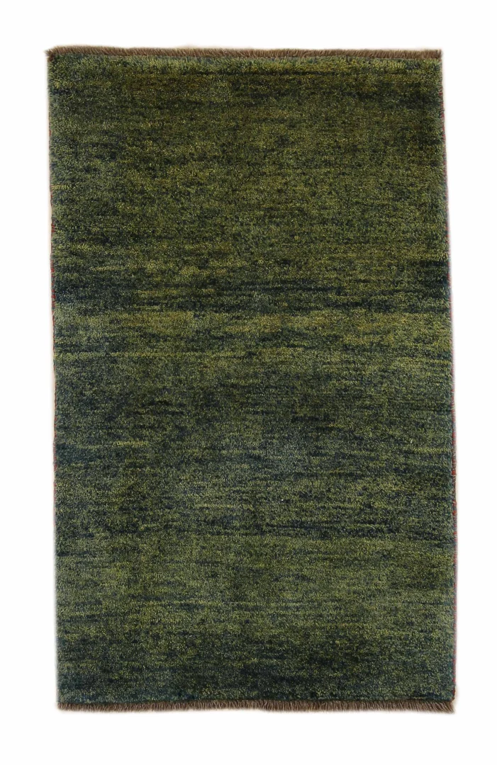 Gabbeh Teppich 143 x 90 cm, handgeknüpft, weich & bunt, Perserteppich