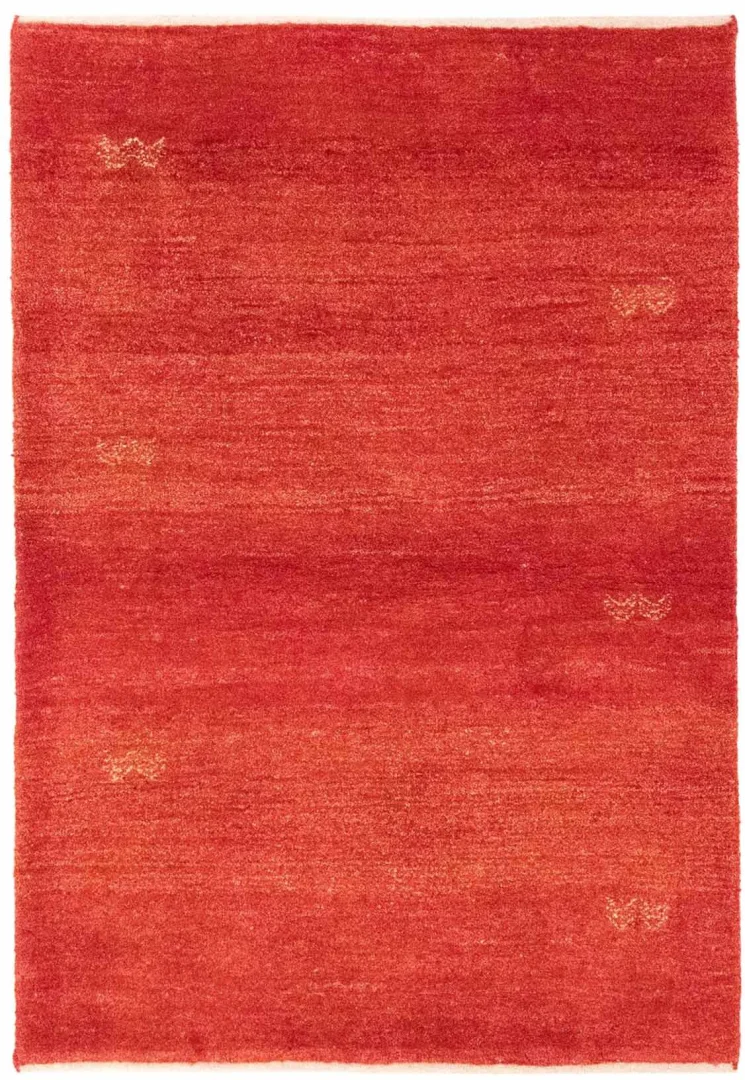 Gabbeh 144 x 101 cm, hoher Flor, handgeknüpft, Perserteppich