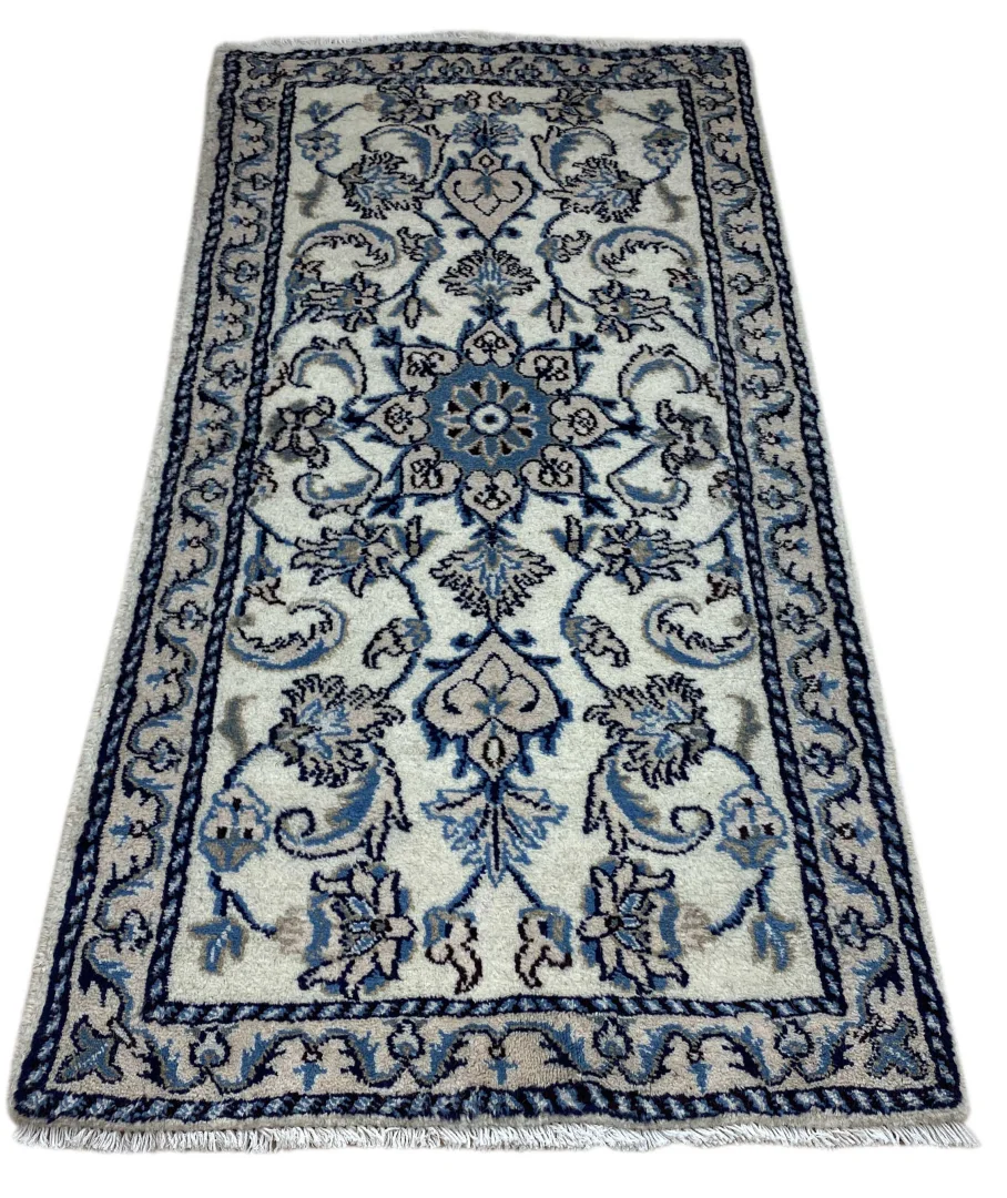 Nain Teppich 142 x 70 cm handgeknüpft für Teppiche Orientteppich