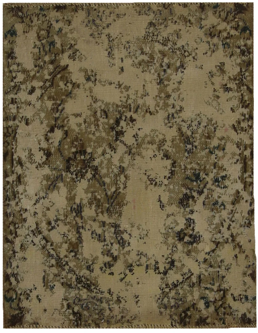 Vintage Orientteppich 69 x 53 cm – Handgeknüpft, Modernes Design