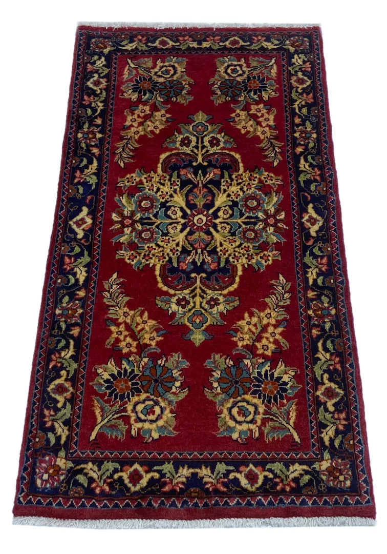 Sarough Teppich 123 x 65 cm, 200.000-400.000 Knoten, handgeknüpft!