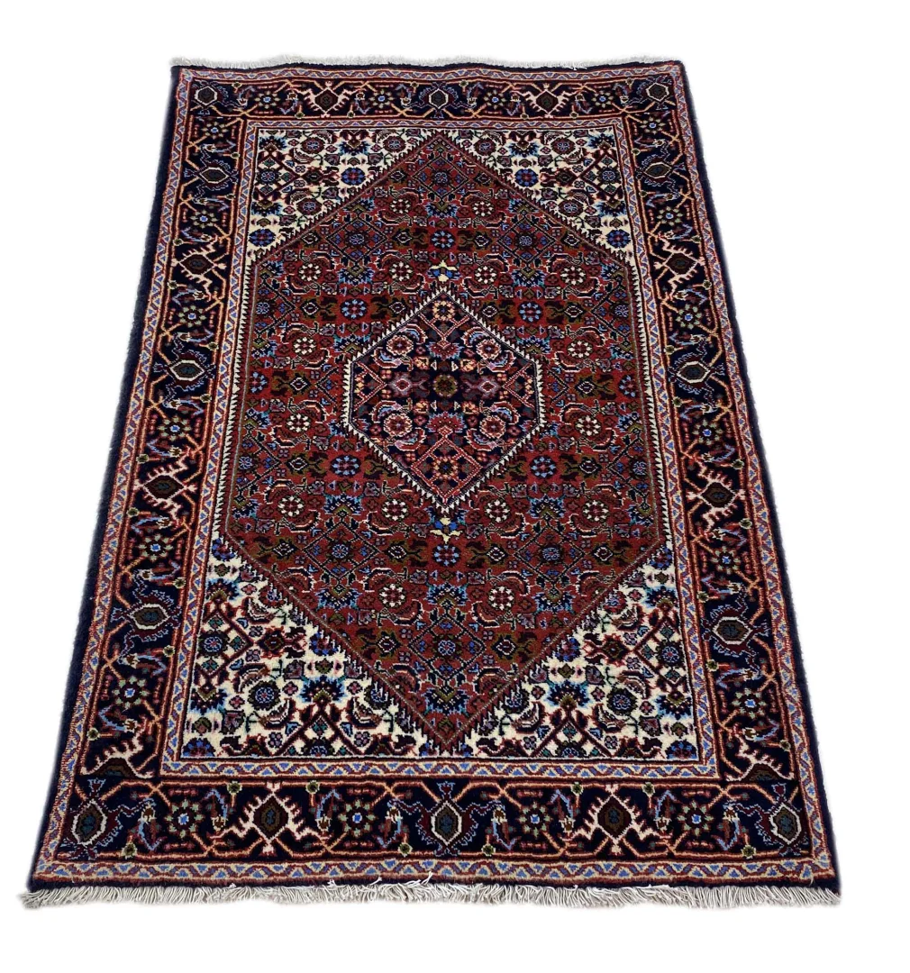 Zandschan Perserteppich 138 x 90 cm, 280.000 Knoten, handgeknüpft