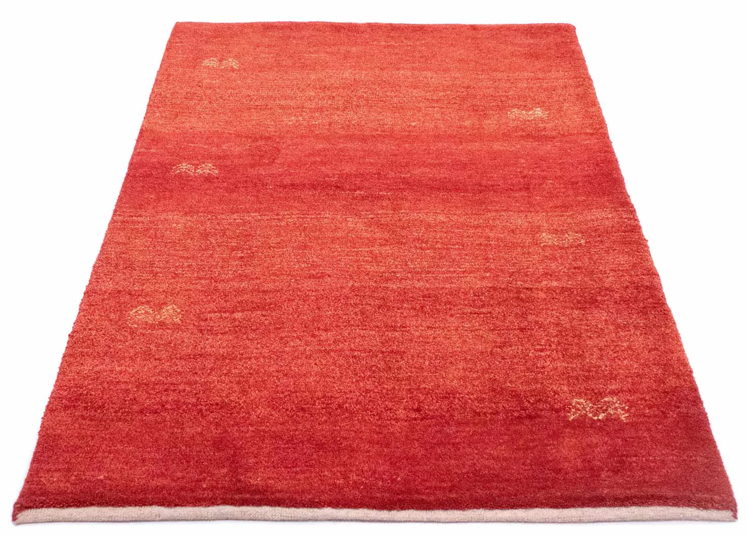 Gabbeh 144 x 101 cm, hoher Flor, handgeknüpft, Perserteppich