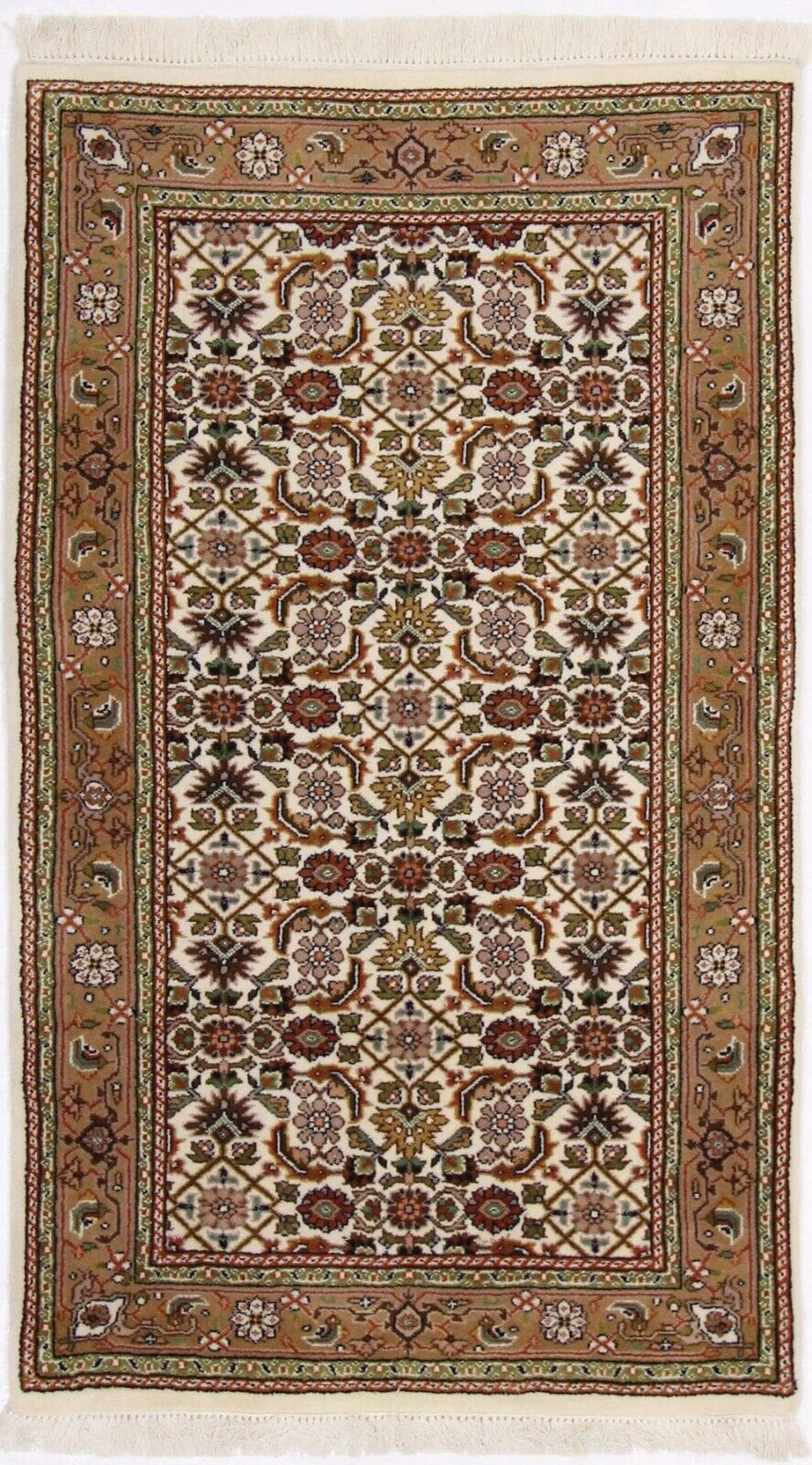 Original Indo Teppich Herati 160x92 cm, Top Zustand, handgeknüpft