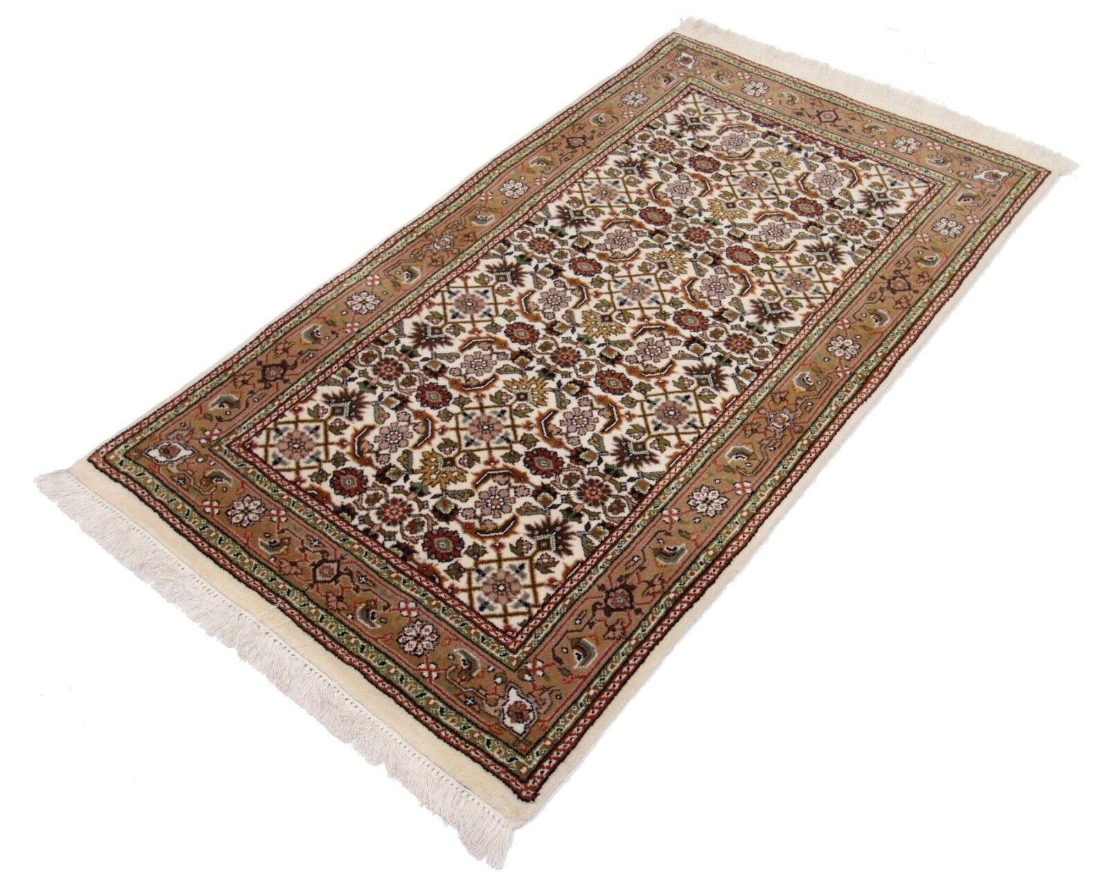 Original Indo Teppich Herati 160x92 cm, Top Zustand, handgeknüpft