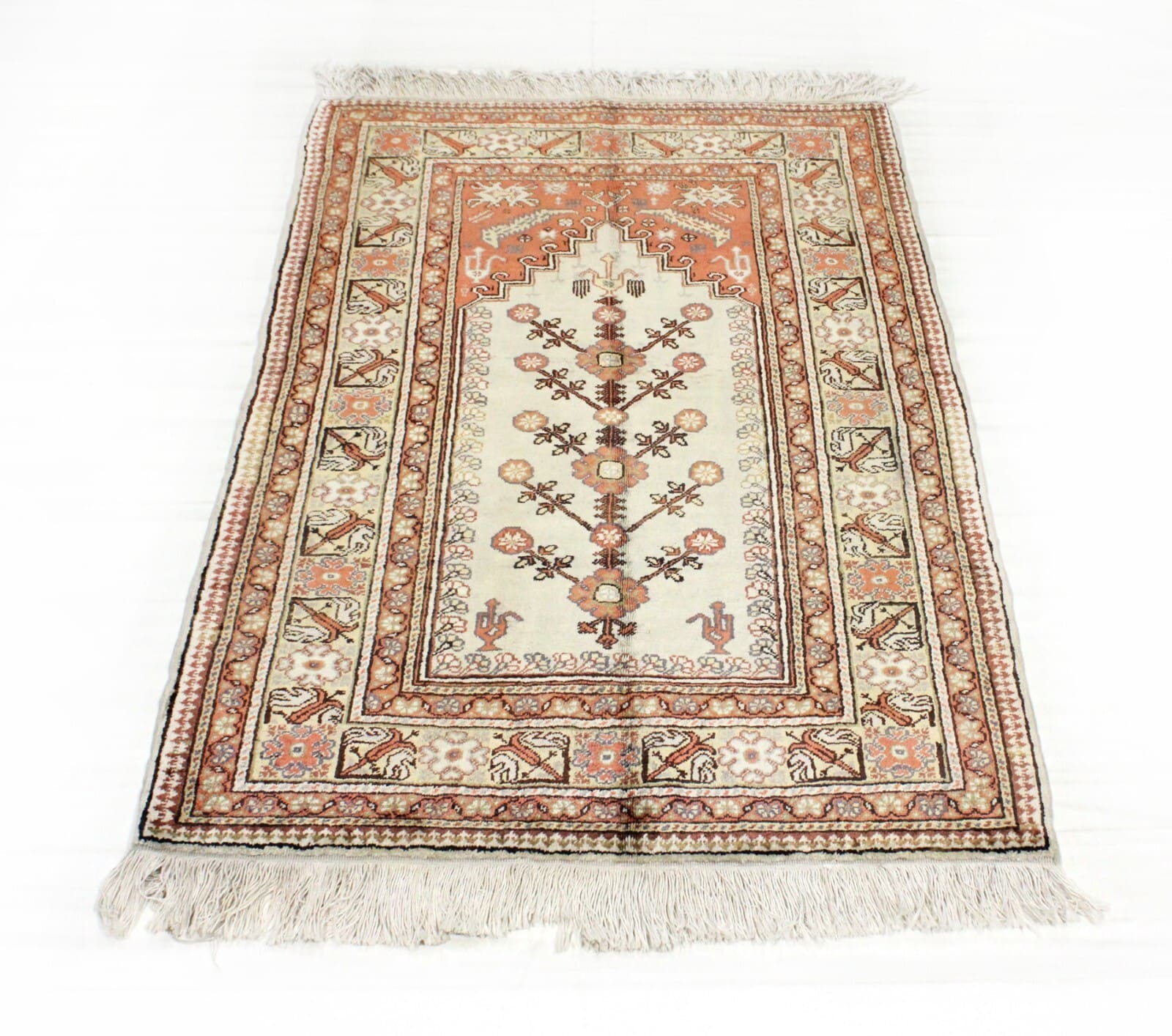 Original Türkischer Teppich 145x86 cm, handgeknüpft, Orientteppich