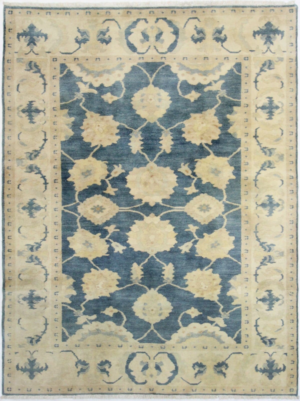 Original Pakistan Teppich Ziegler 220x168 cm, Modern Style, handgeknüpft