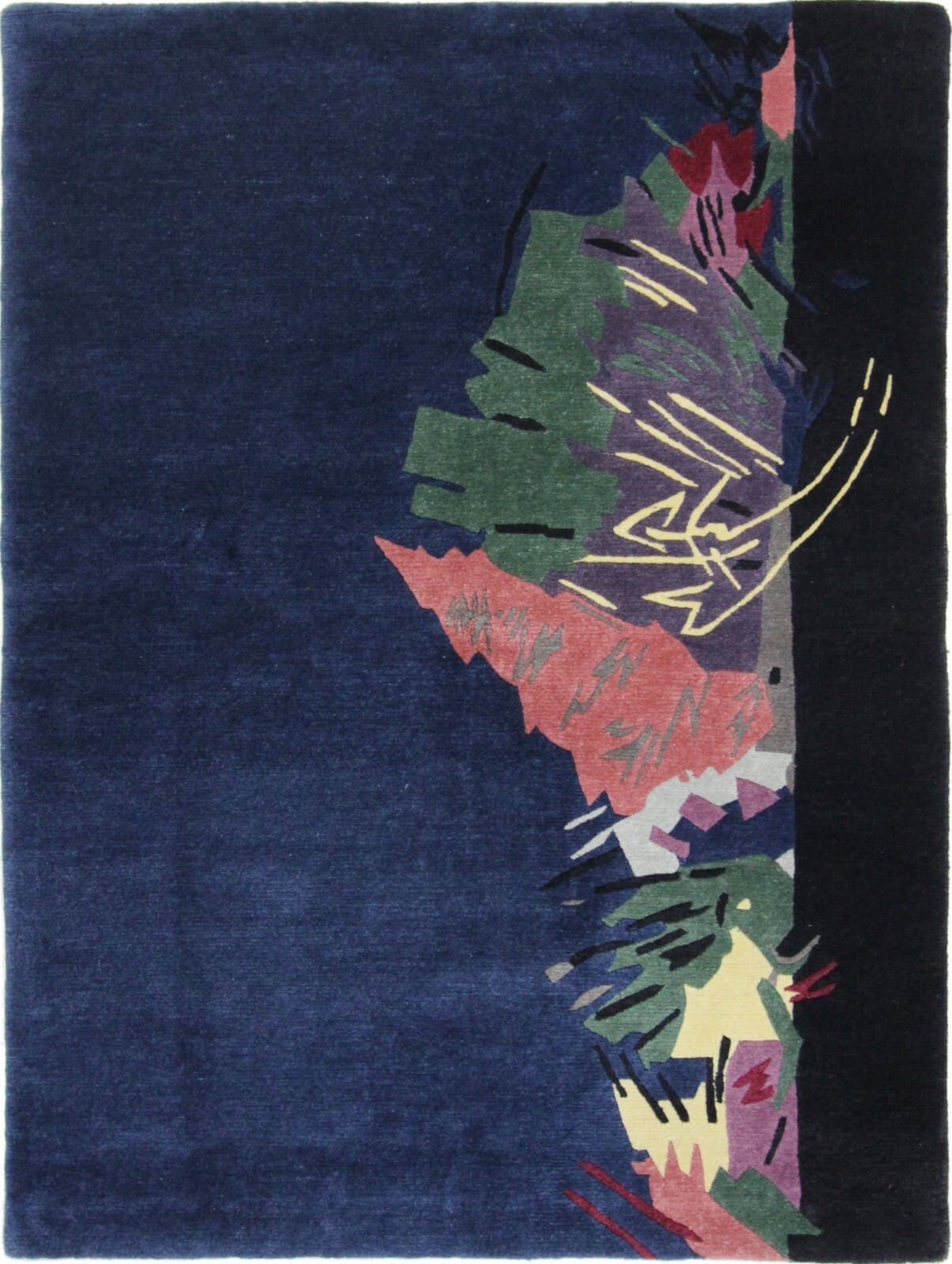 Original Nepal Orientteppich 201x152 cm, handgeknüpft, Top Design