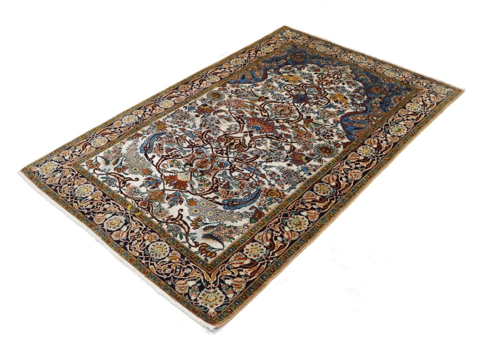 Original Hereke Wolle Orientteppich 192 x 122 cm, handgeknüpft