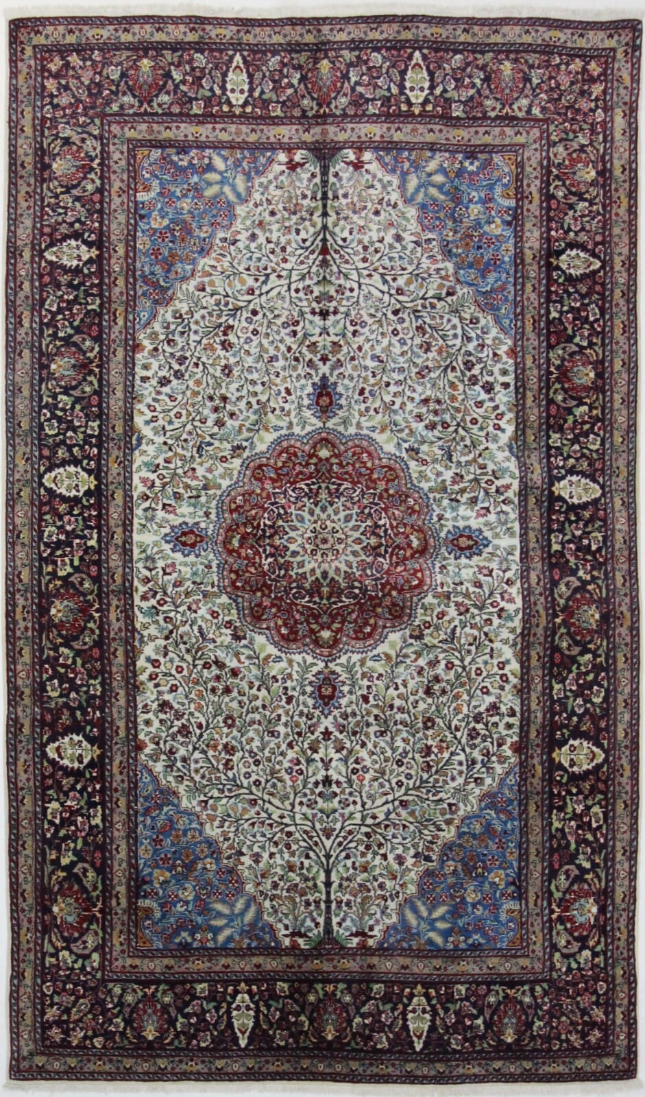 Handgeknüpfter Orientteppich Agra 260x150 cm - Vintage Stil