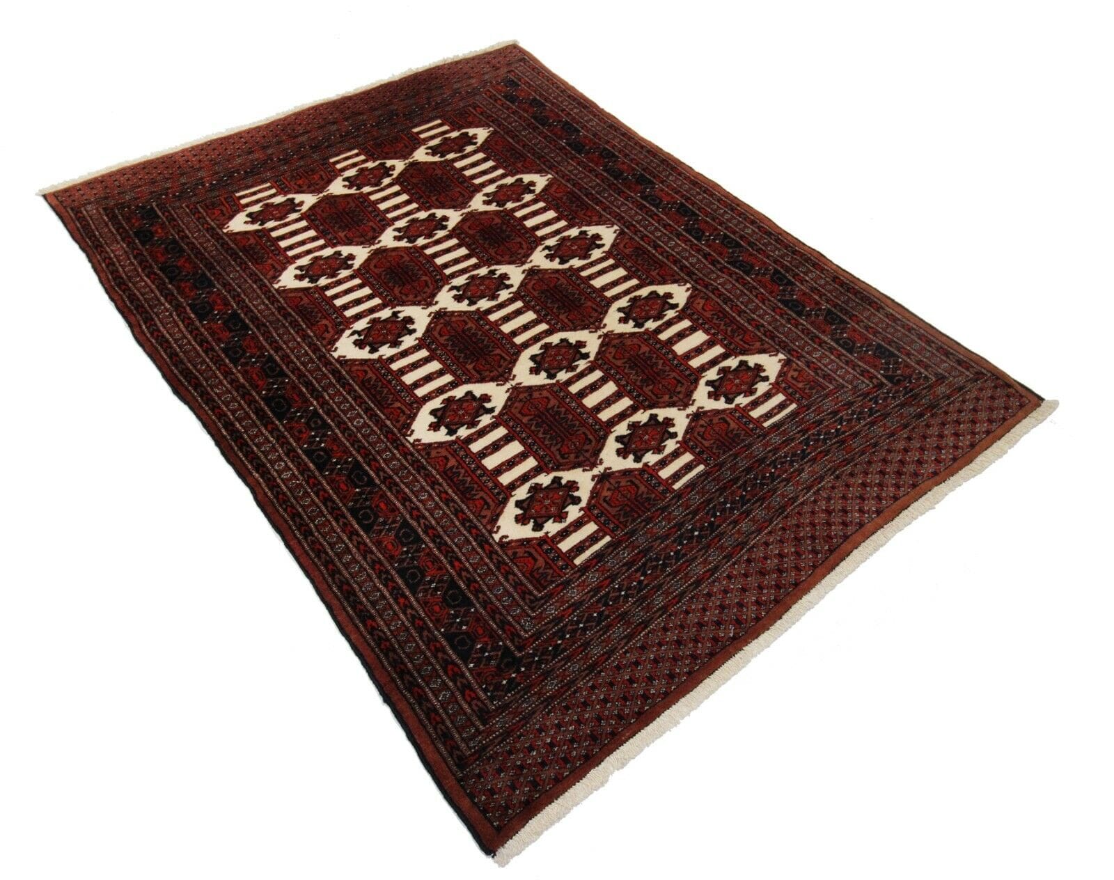 Original Pakistan Teppich Buchara 170x125 cm - handgeknüpft