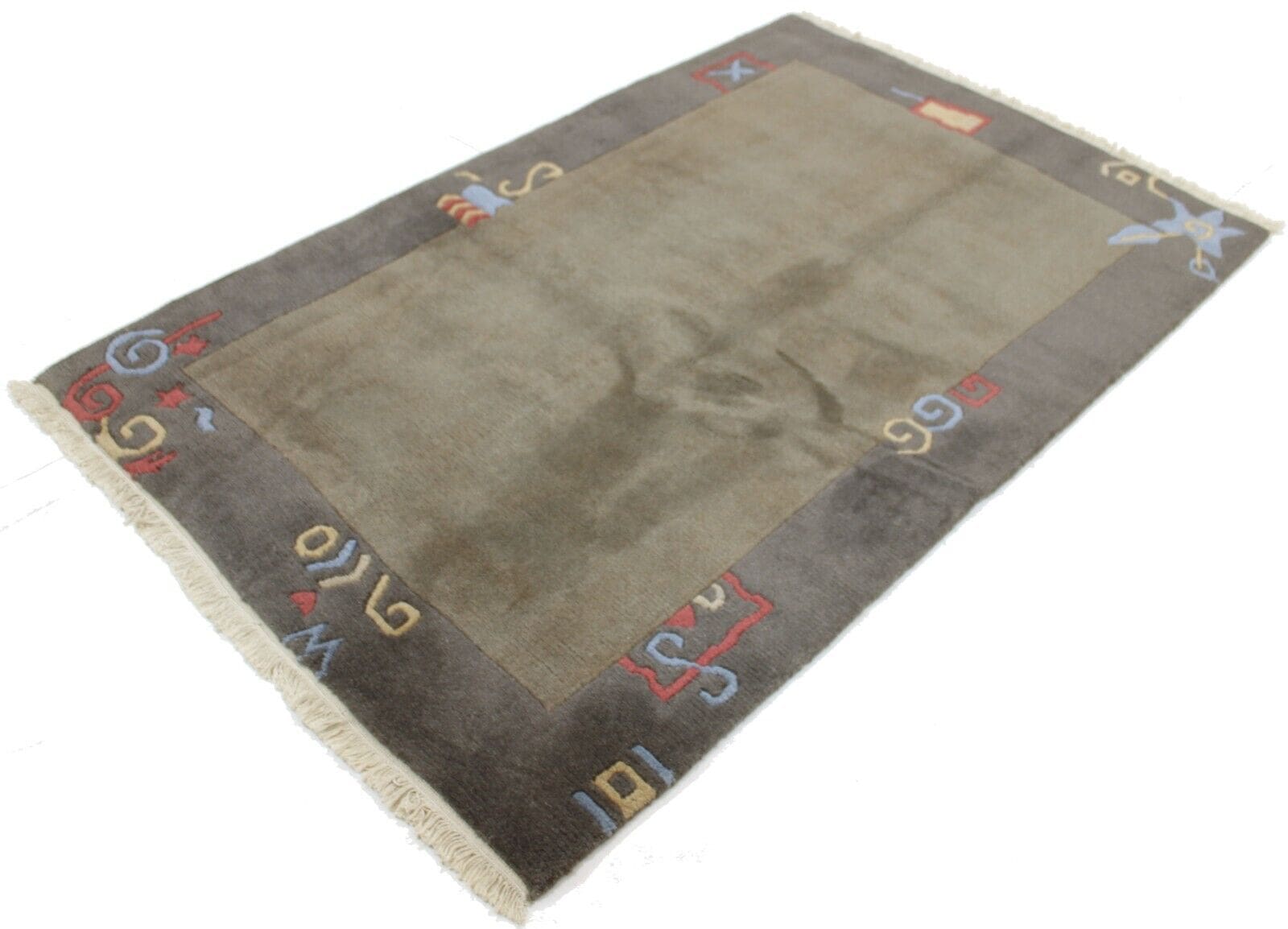 Nepal Orientteppich 190x127 cm – Handgeknüpft, Top Zustand