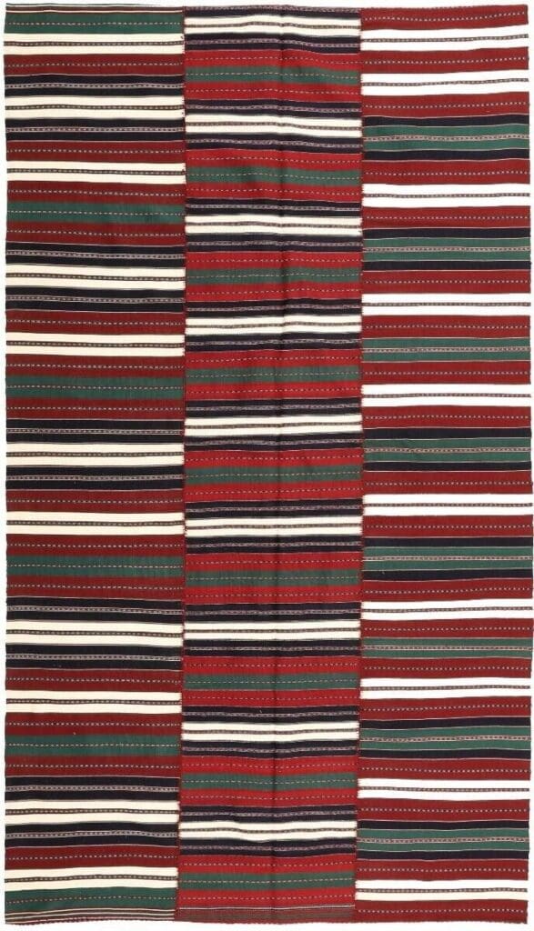 Perser Wolle Kelim 295x166 cm - Handgewebt, Modernes Design