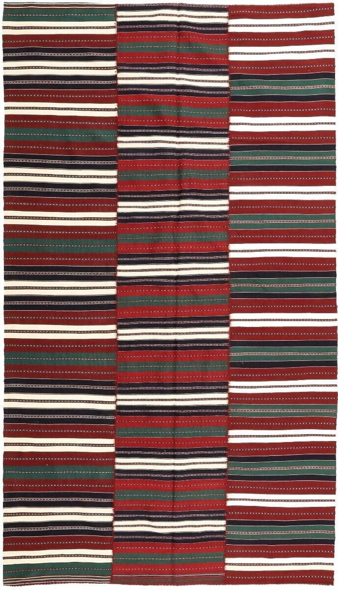 Perser Wolle Kelim 295x166 cm - Handgewebt, Modernes Design