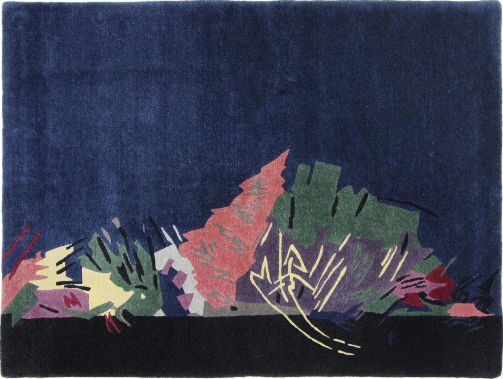 Original Nepal Orientteppich 201x152 cm, handgeknüpft, Top Design