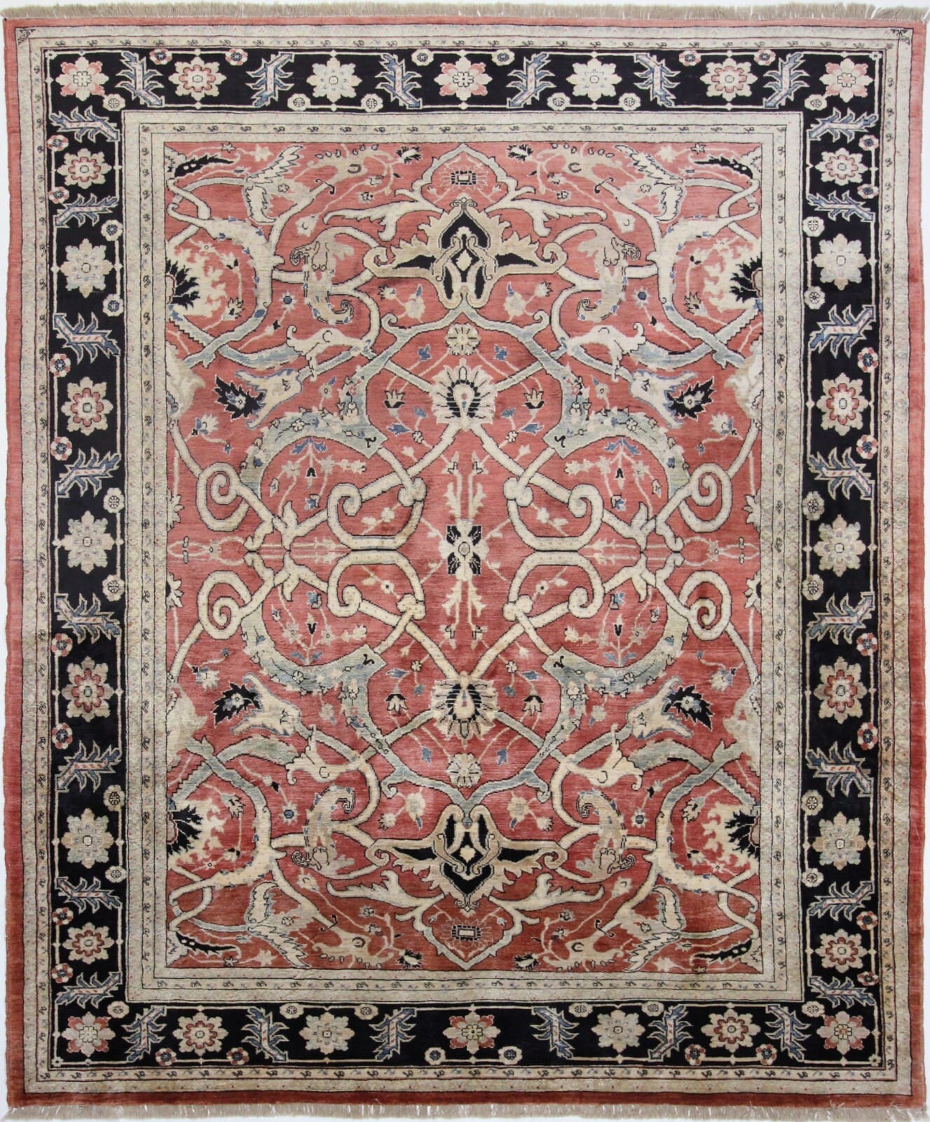 Original Pakistan Teppich Ziegler 280x240 cm, handgeknüpft