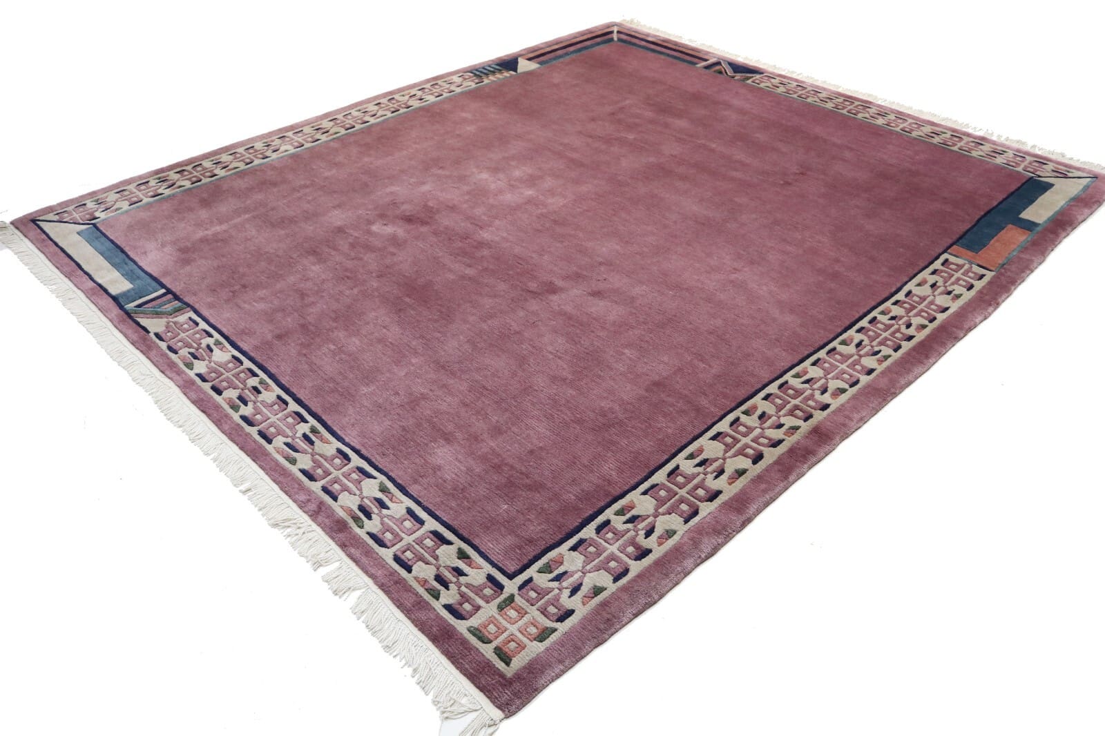 Original Nepal Handgeknüpfter Orientteppich 298 x 255 cm, Top Ware