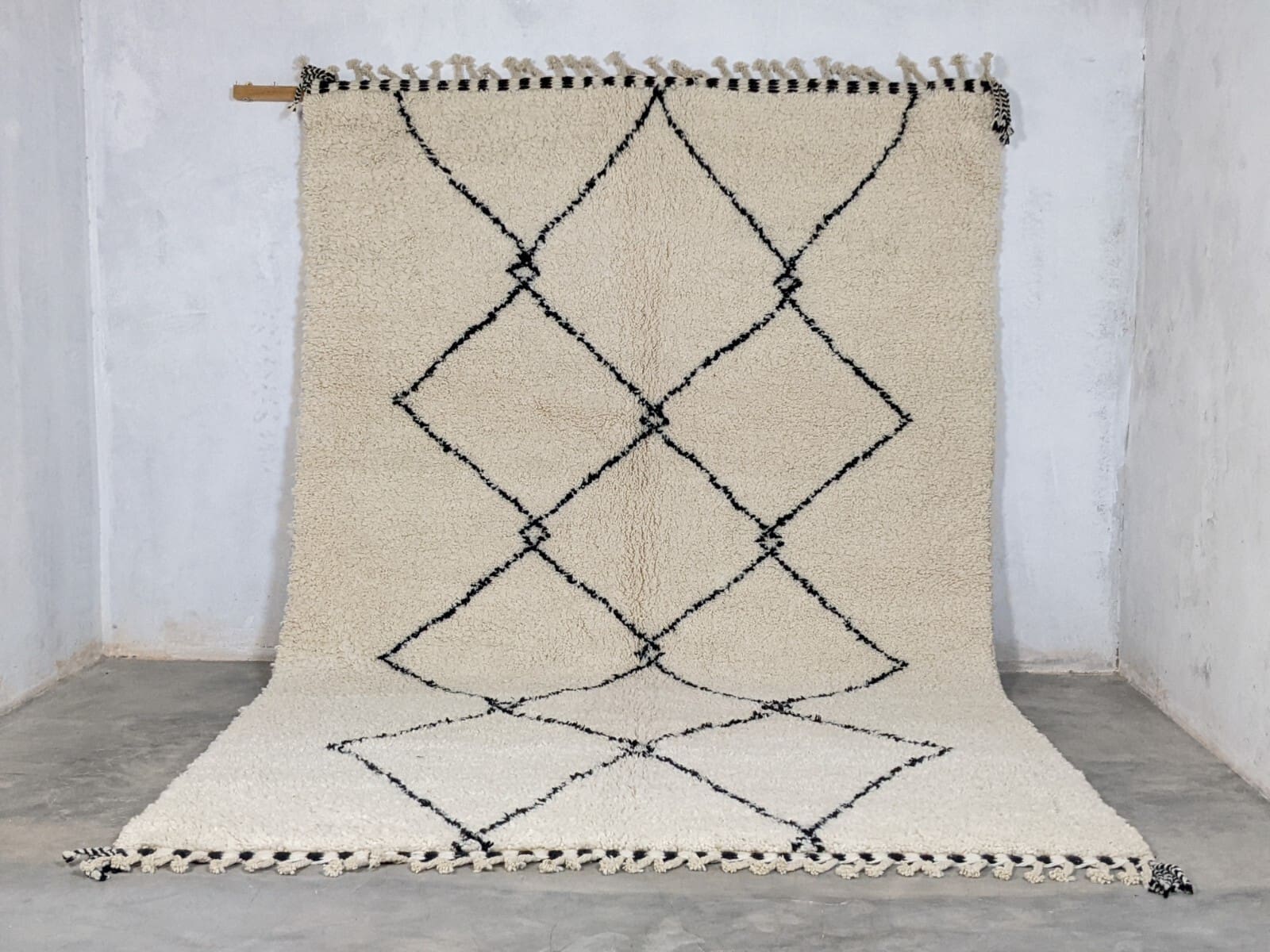 Berber Teppich 315x220 cm handgeknüpft Marokko Boho Unikat