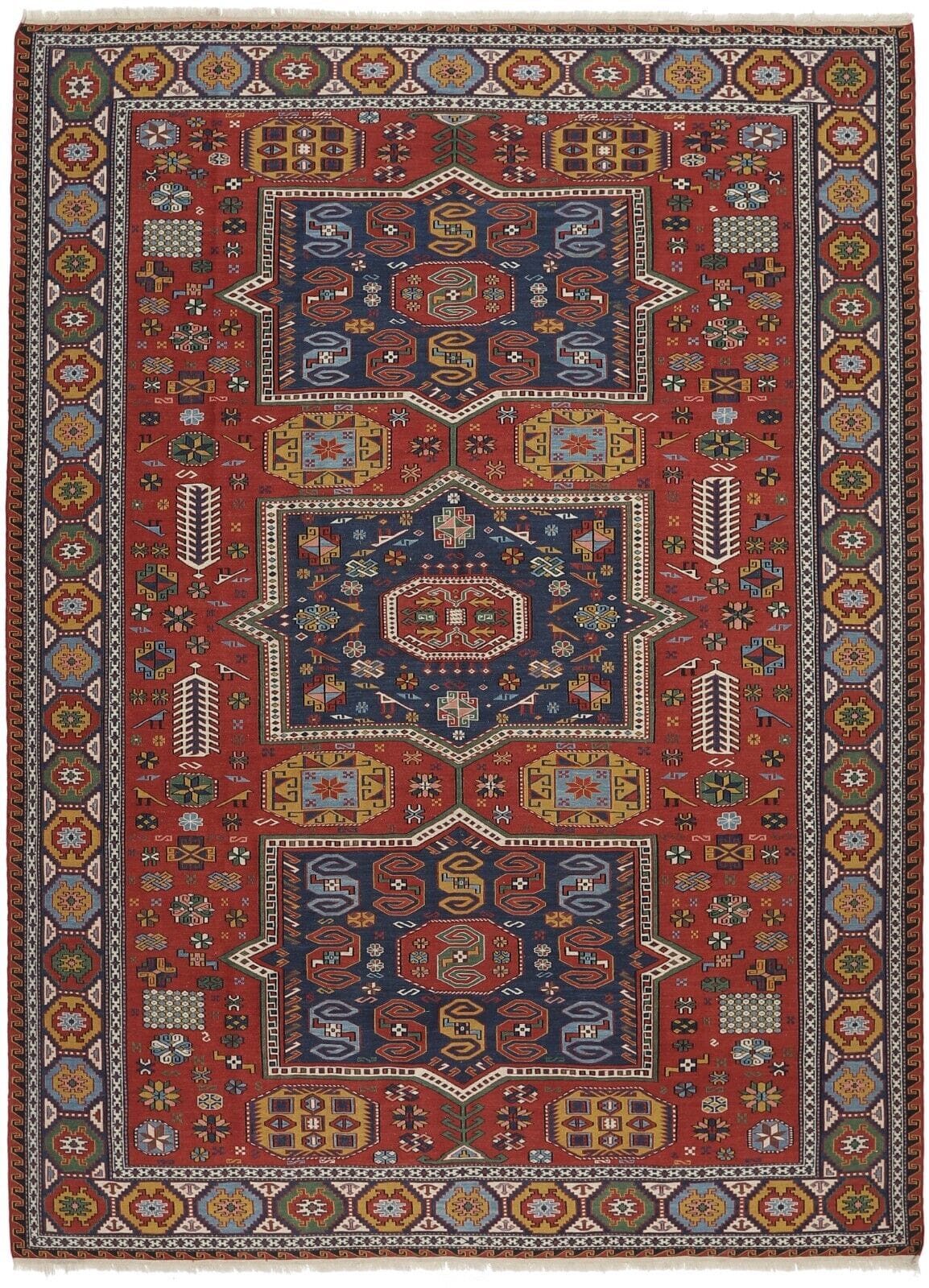 Kelim Sumach/Varni 310x220 cm, 100% Wolle, handgewebt