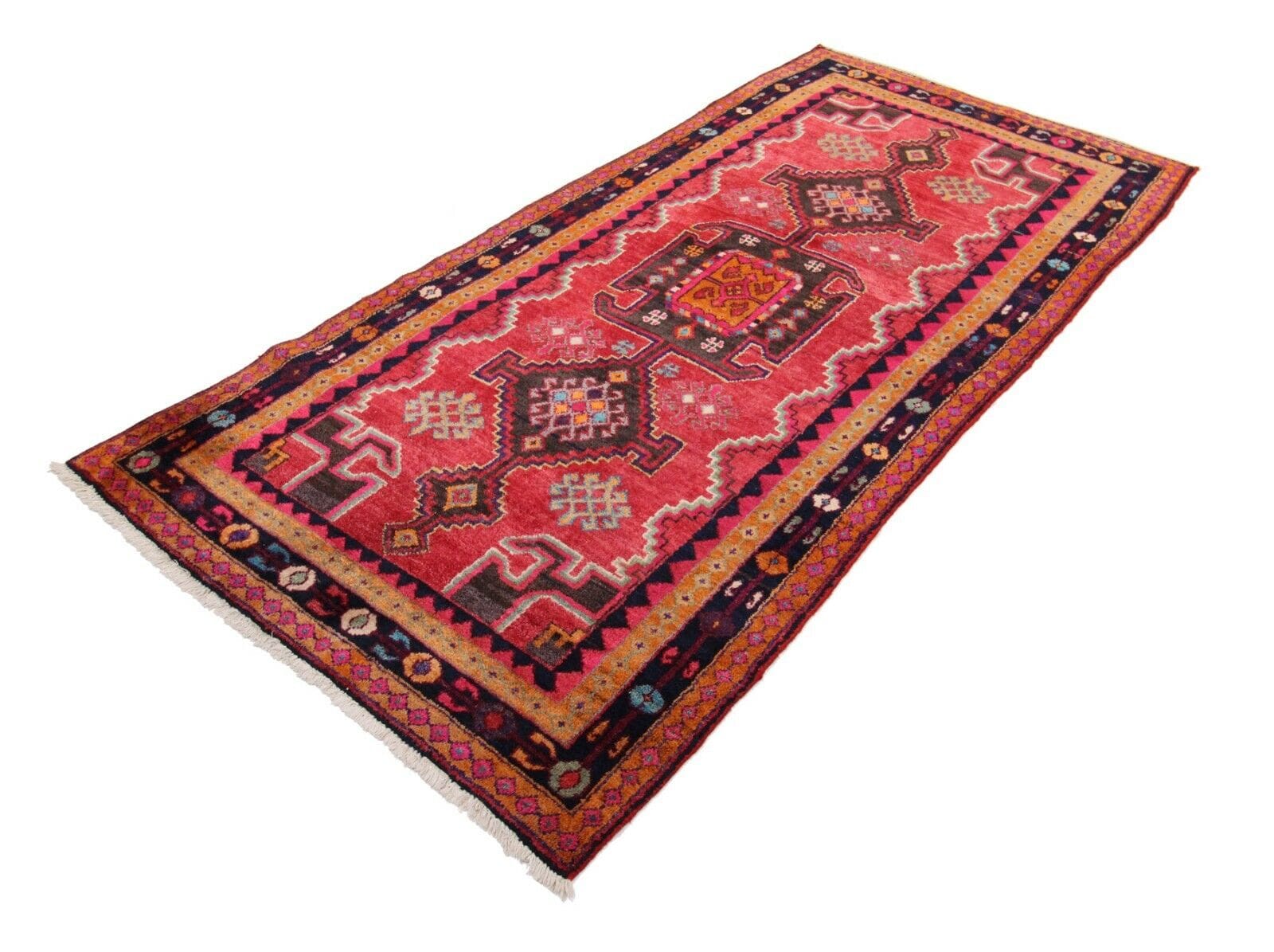 Handgeknüpfter Perserteppich Hamedan 256 x 130 cm – Orientteppich