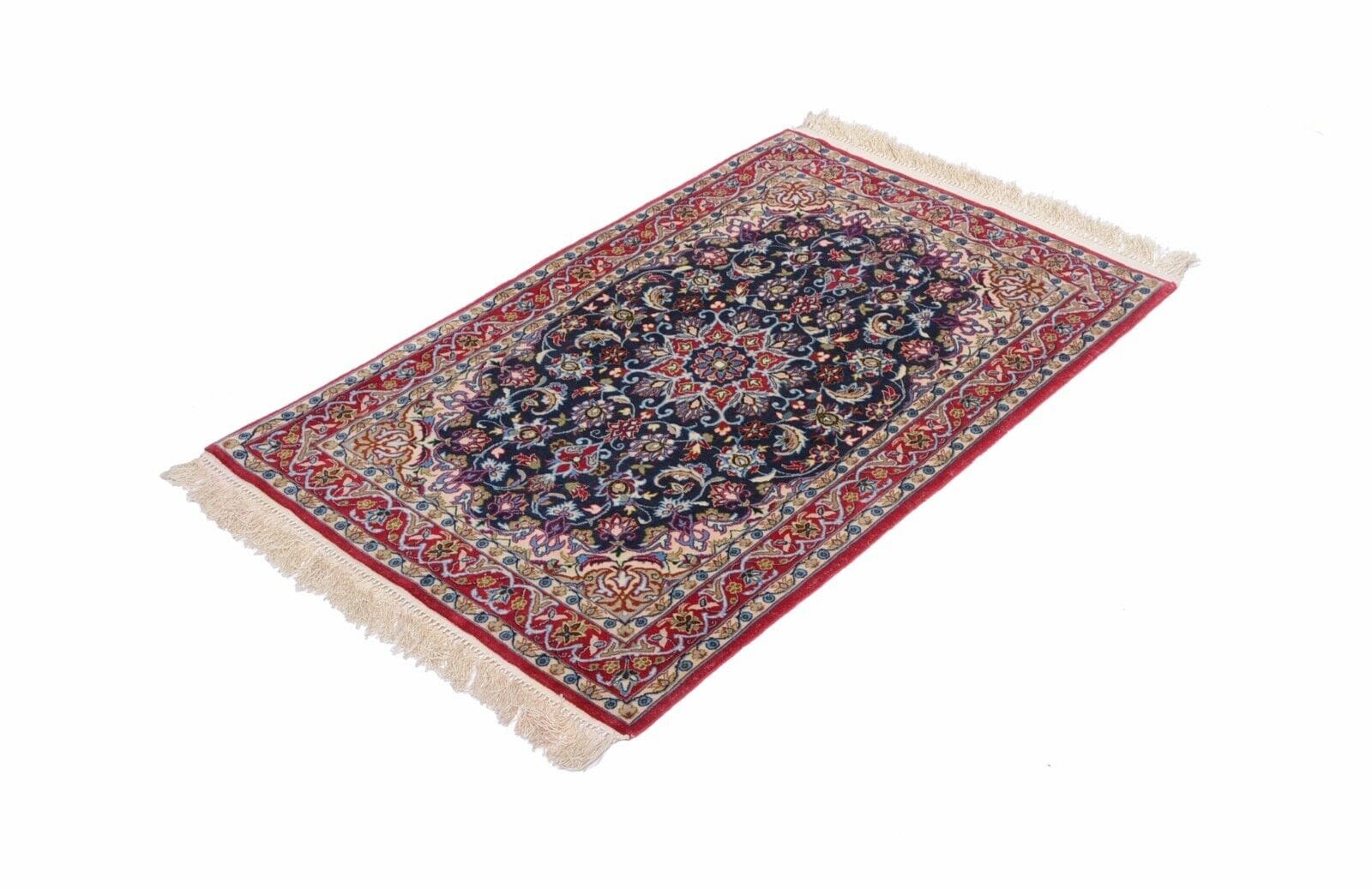 Handgeknüpfter Perserteppich Isfahan 105 x 68 cm, 850.000 Knoten