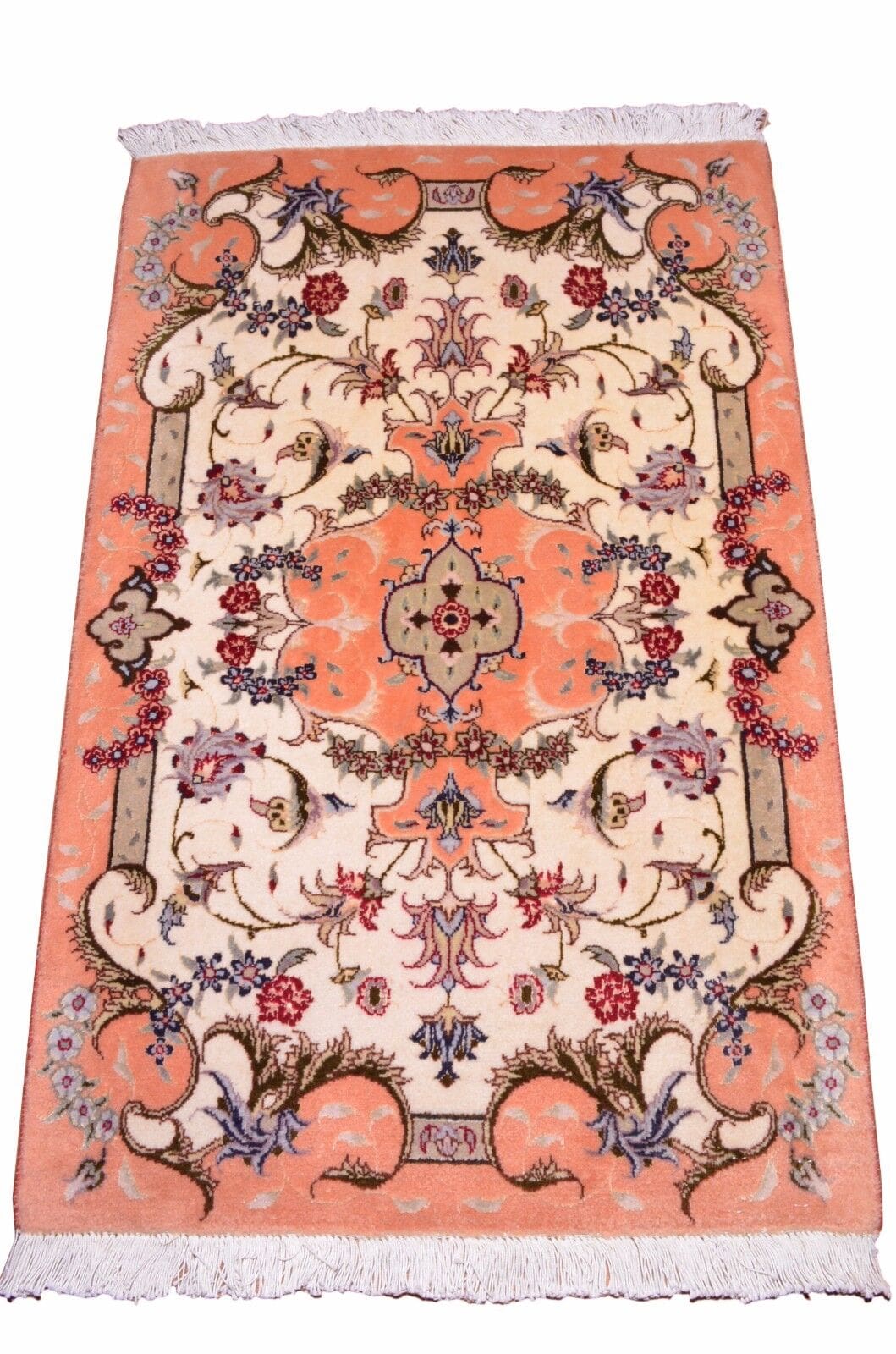 Handgeknüpfter Perserteppich Tabriz 96x62 cm, 500.000 Knoten