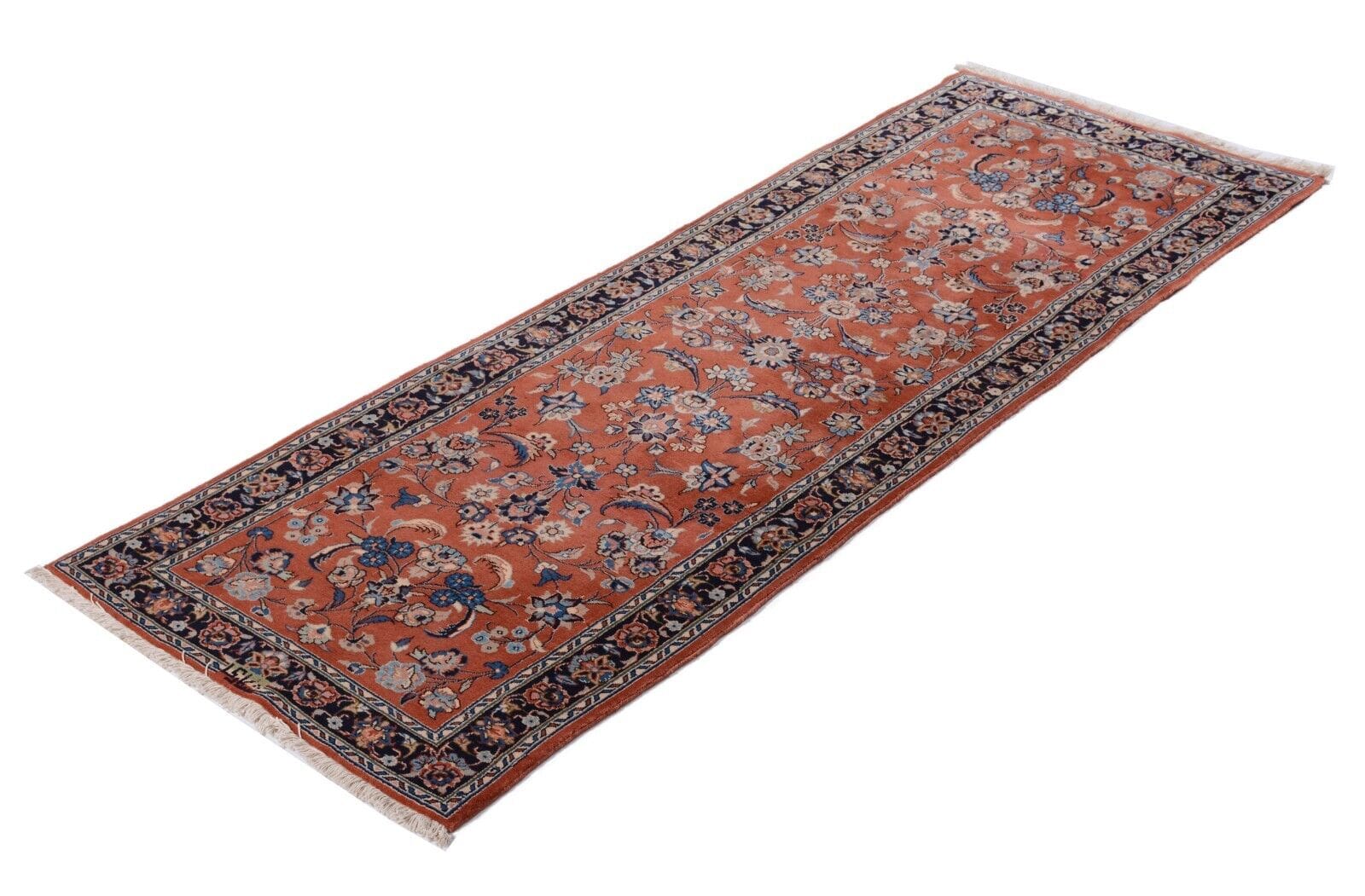 Kashan Läufer 295x98 cm, 300.000 Knoten, handgeknüpft, Perserteppich