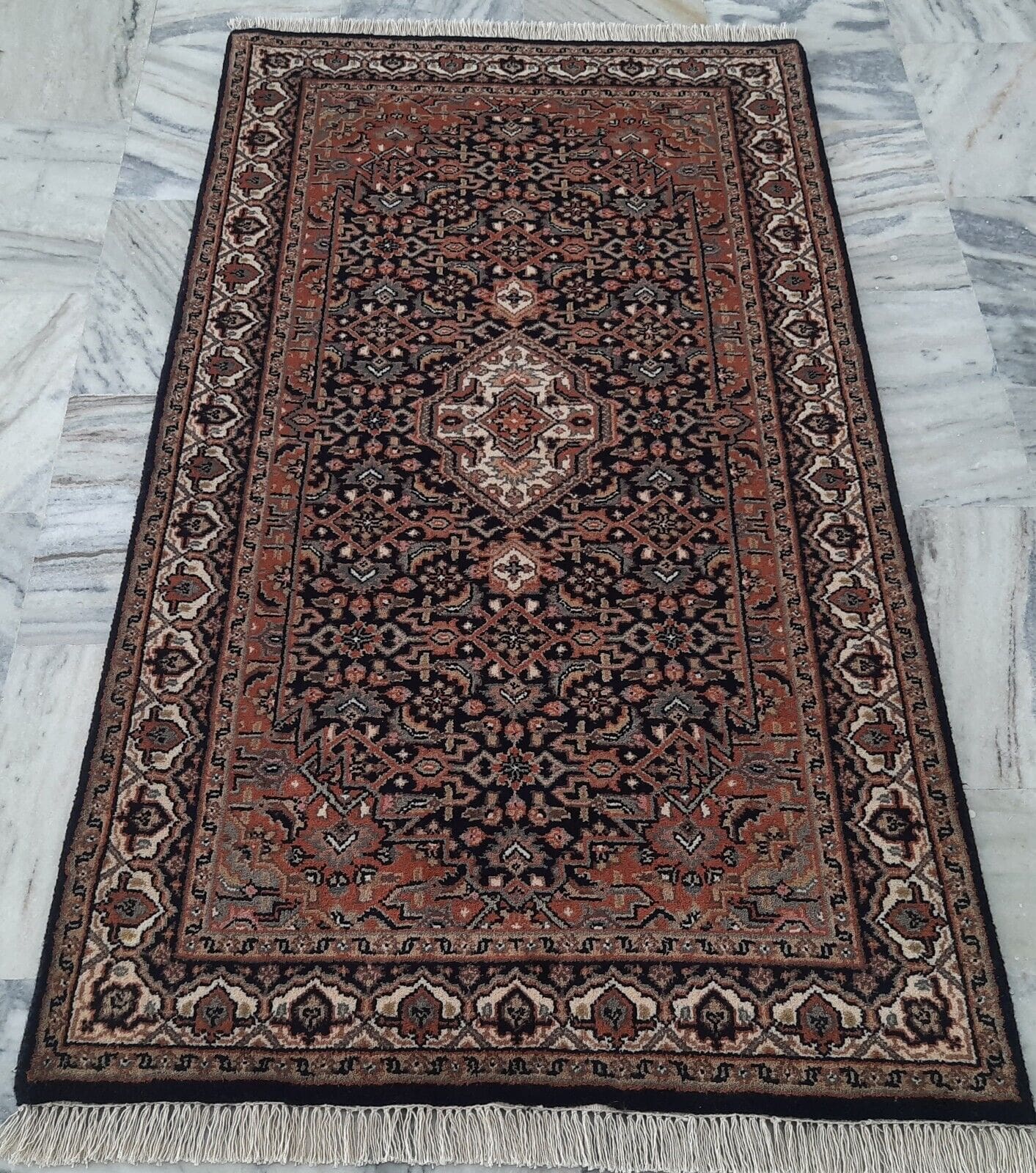 Orientteppich 100% Schurwolle, geometrisch, 165.000 Knoten, handgeknüpft