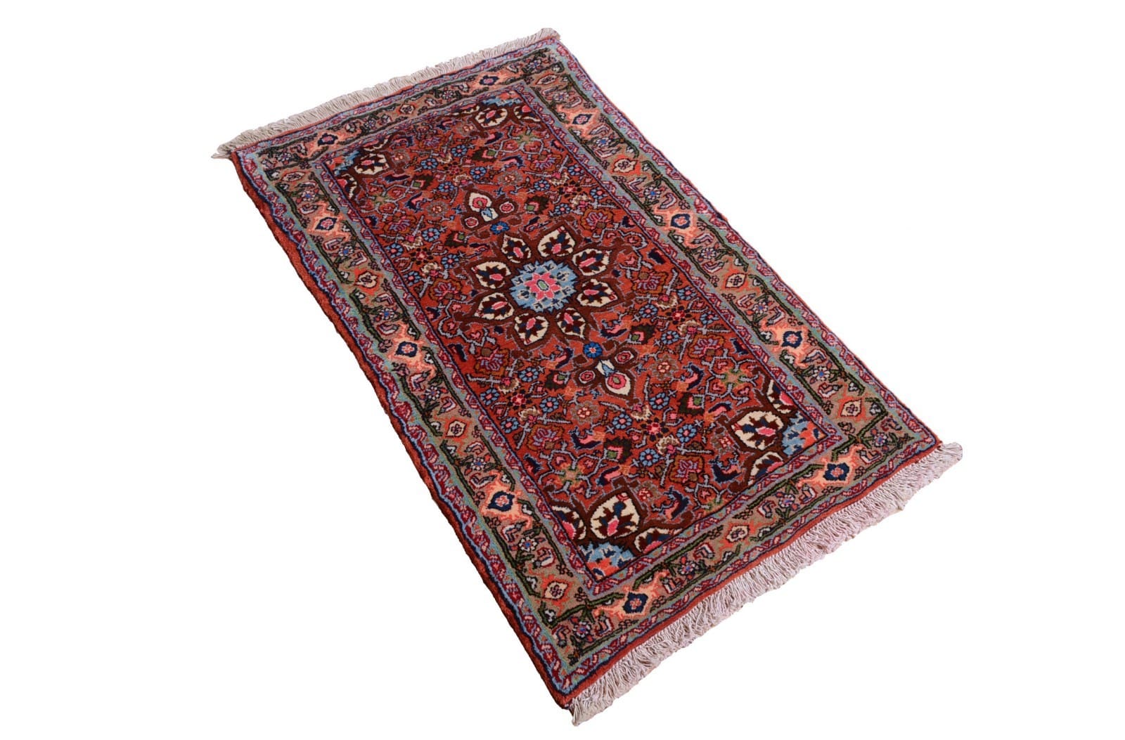 Handgeknüpfter Perserteppich Bidjar 105x60 cm, 320.000 Knoten