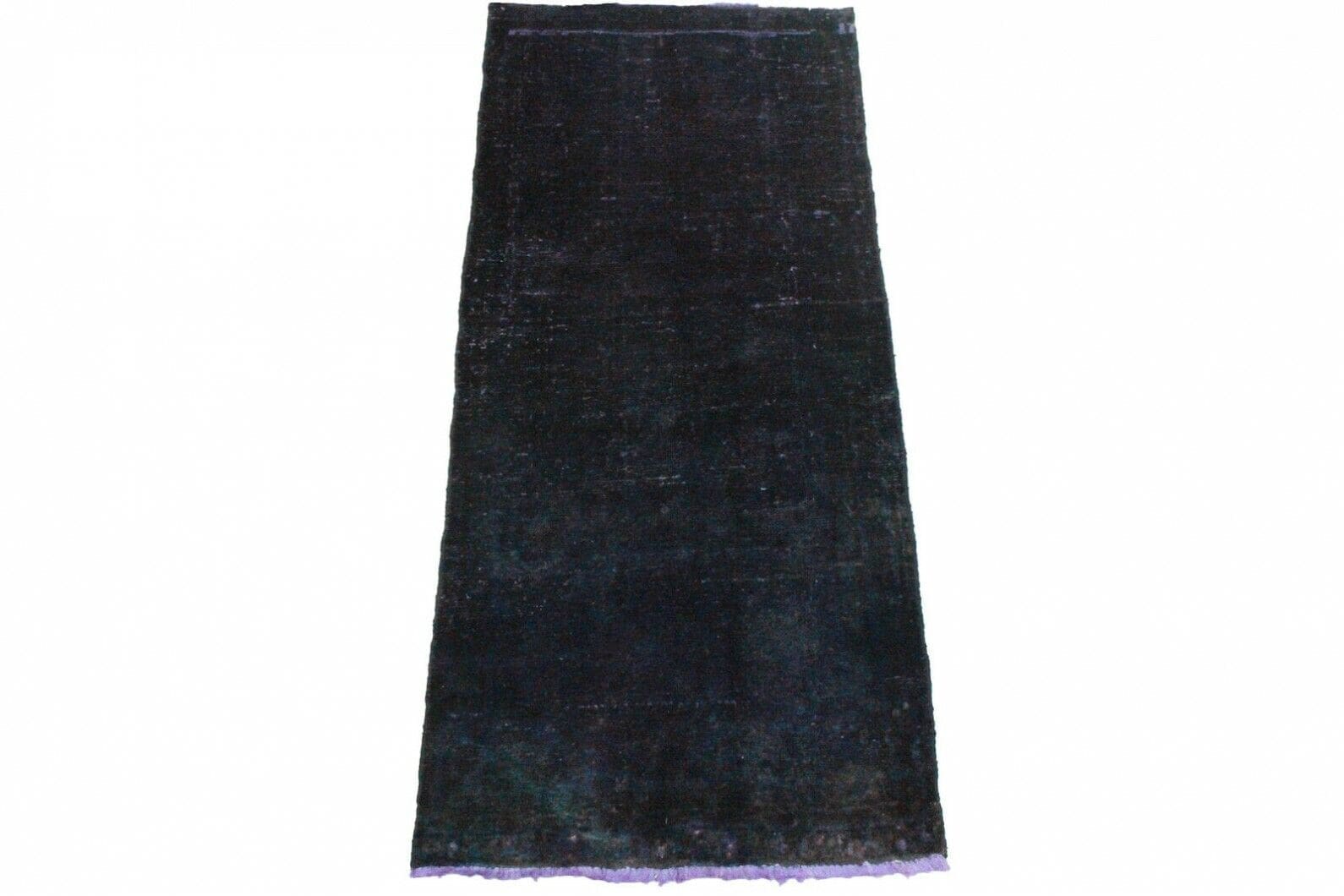 Vintage Orientteppich Läufer Lila 159x69cm – handgeknüpft