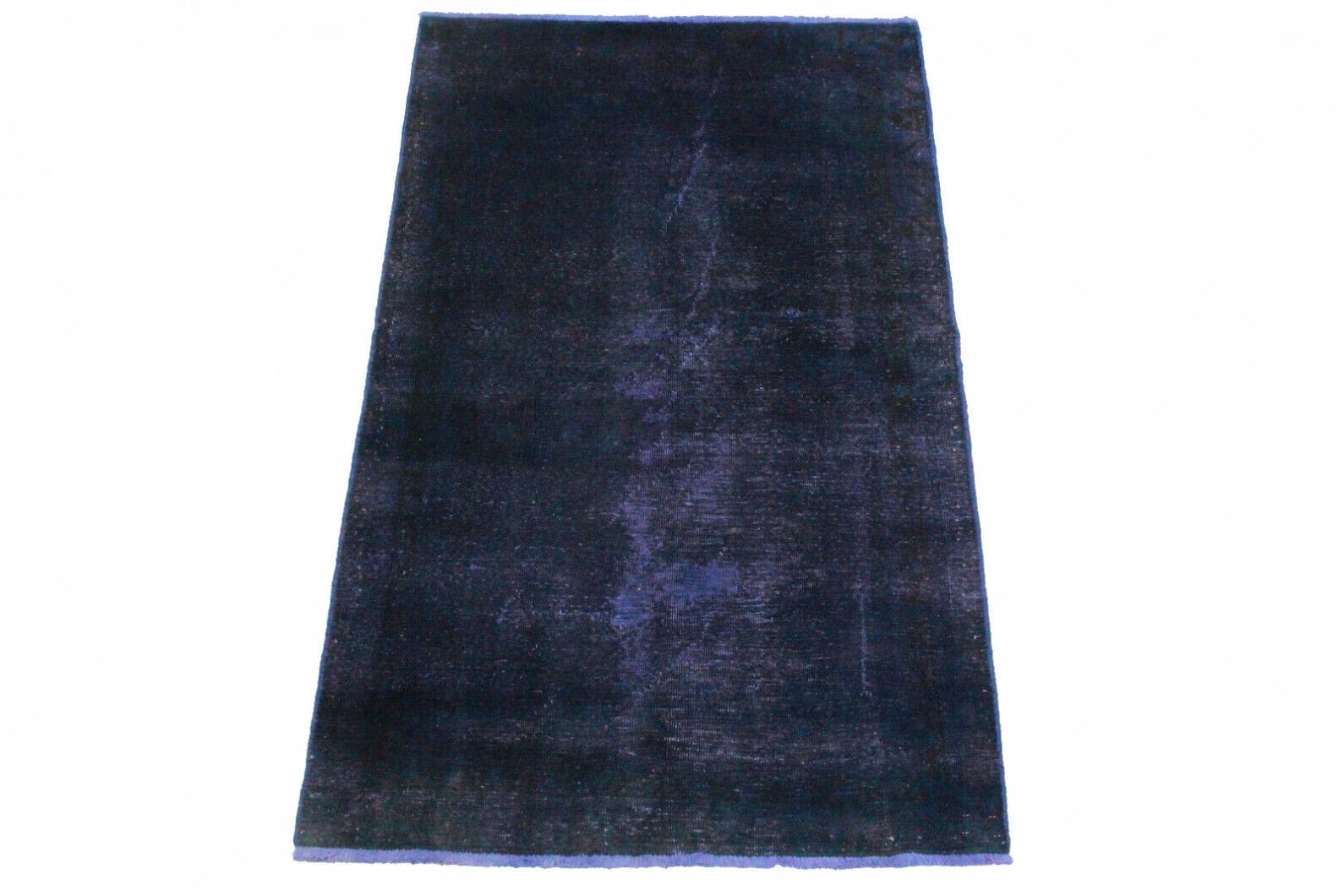 Vintage Orientteppich 188x109cm Lila, handgeknüpft, Designerstück