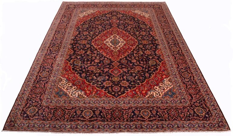 Handgeknüpfter Perser Teppich Kashan 395x295 cm, 350000 Knoten