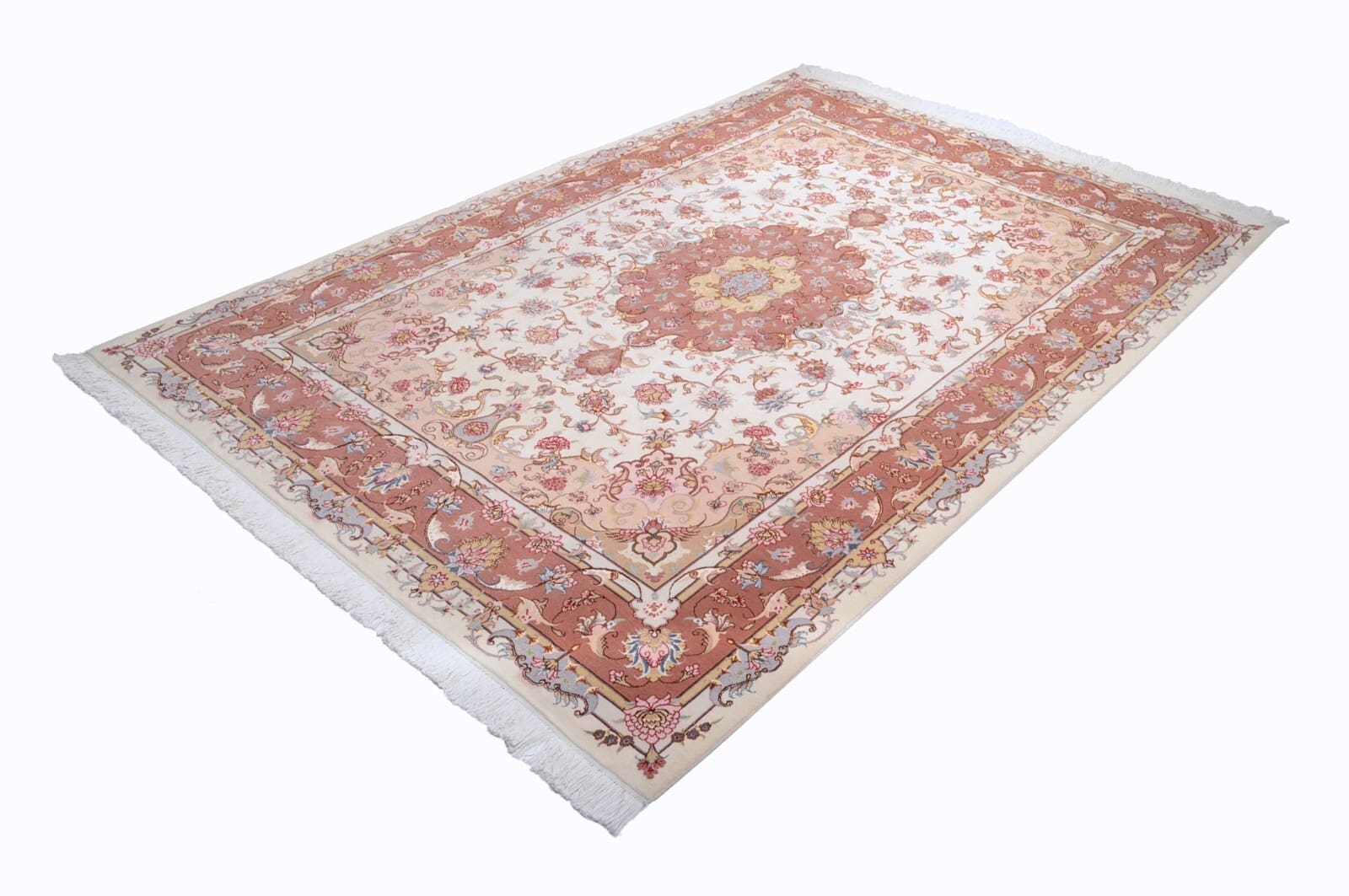 Perserteppich Tabriz 242x170 cm, 550.000 Knoten, handgeknüpft