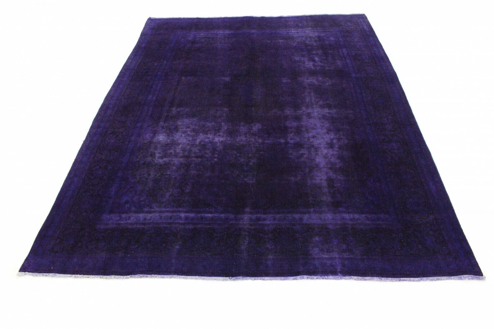 Vintage Orientteppich lila 390x289cm | Handgeknüpft Unikat