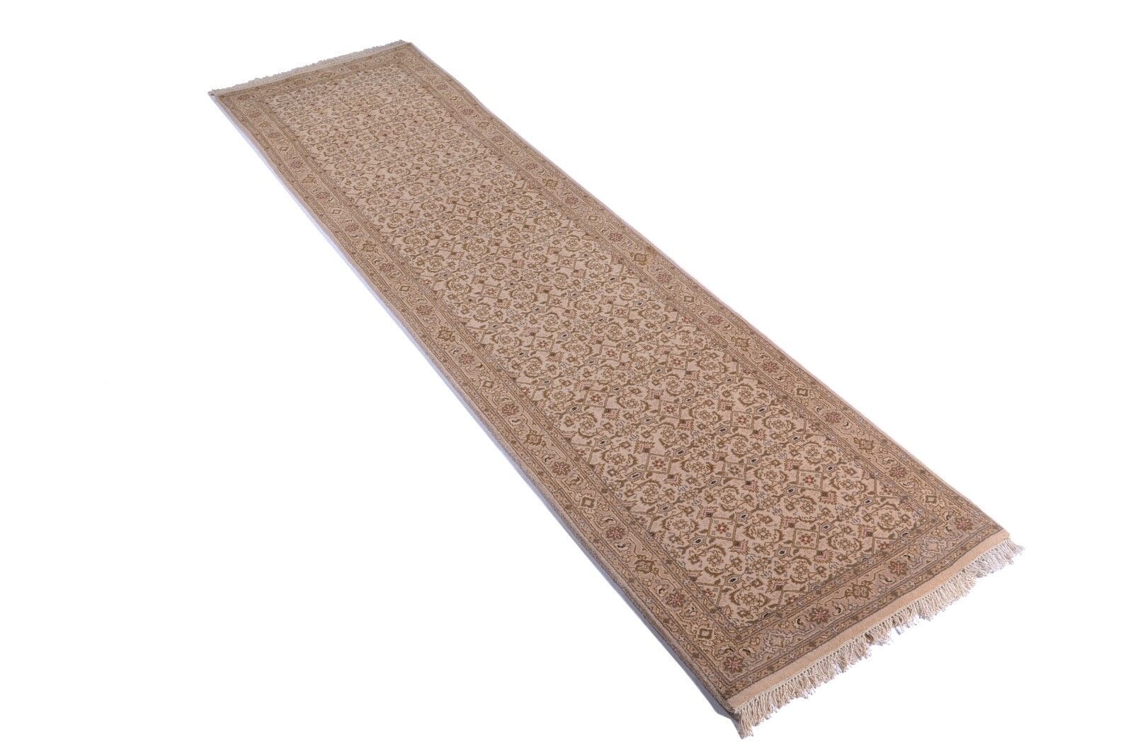 Orientteppich Beige/Sand, 155.000 Knoten, handgeknüpft, modern