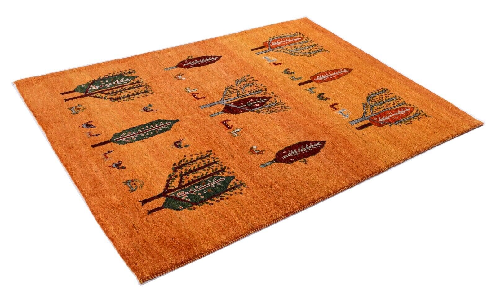 Perserteppich Gabbeh Loribaft 196x152 cm, 300.000 Knoten, handgeknüpft