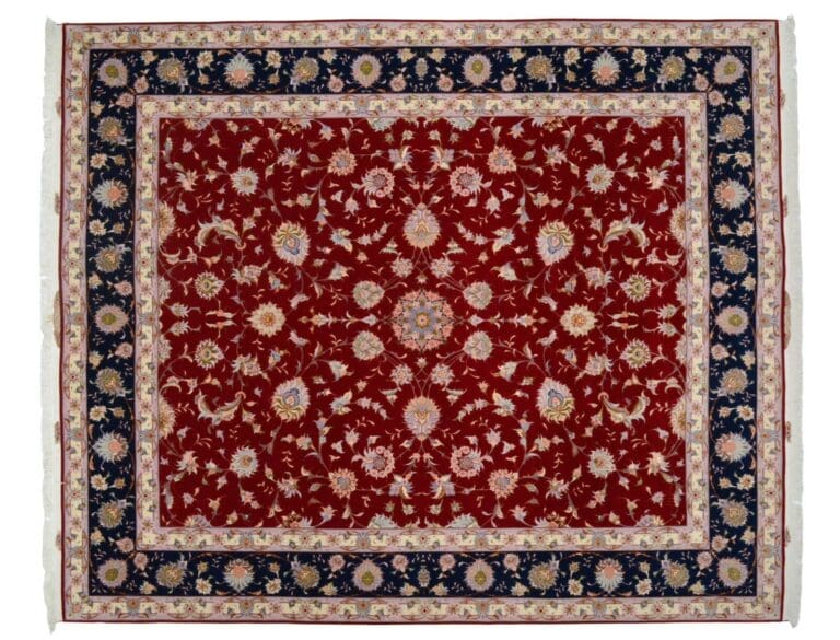 Perserteppich 307x255 cm, 550000 Knoten, handgeknüpft, Tabriz