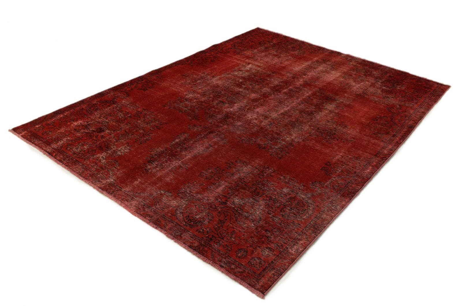 Vintage-Orientteppich Rot 320x239 cm – handgeknüpft, einzigartig