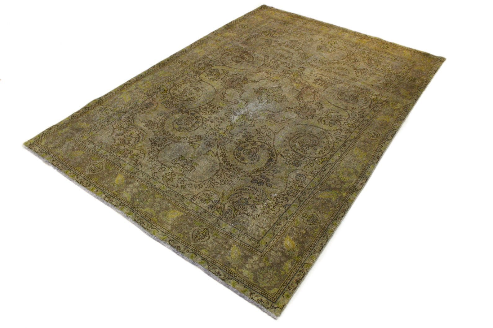 Beige Vintage-Orientteppich 280x194 cm - Exklusiv handgeknüpft